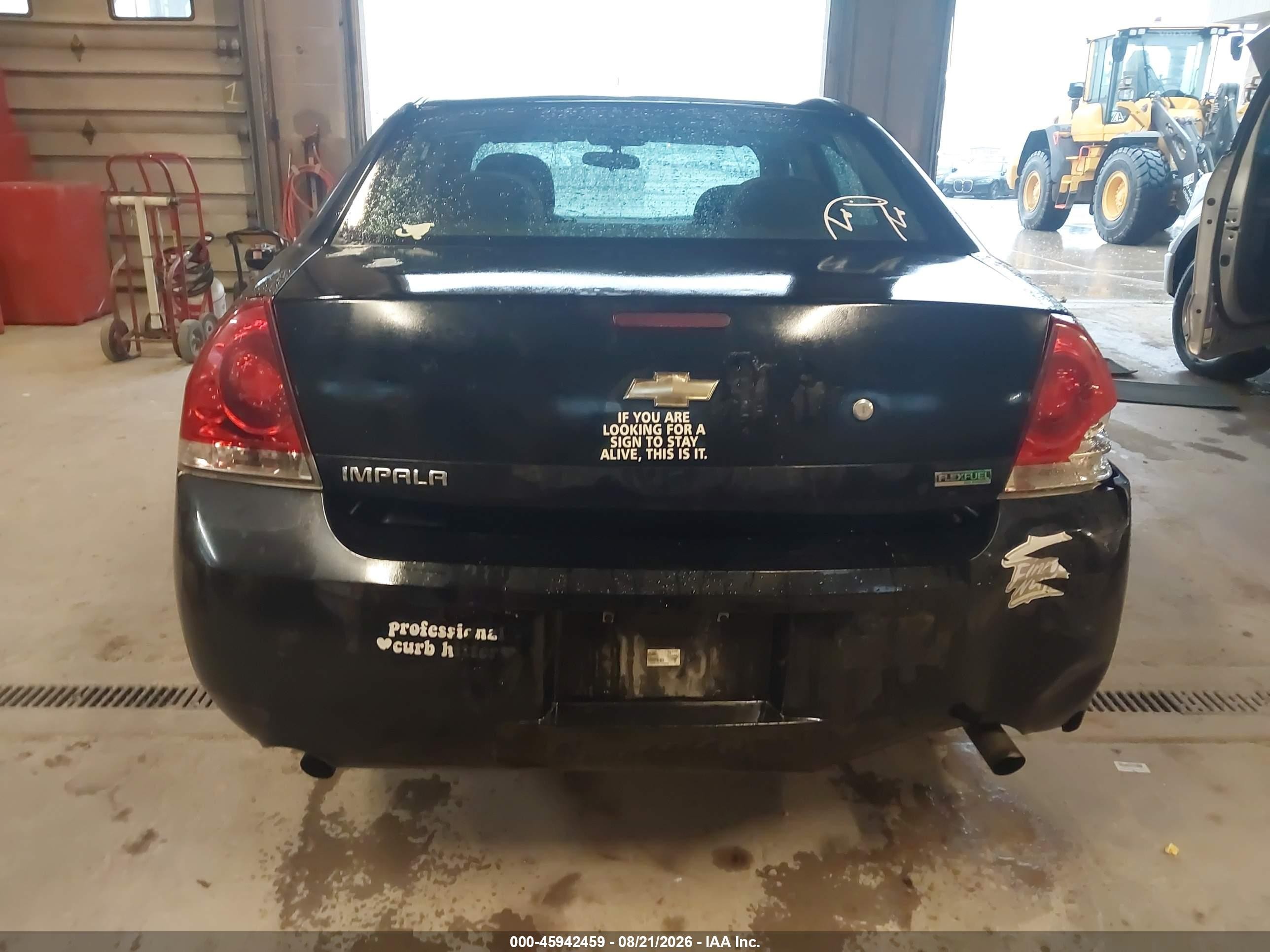 2012 Chevrolet Impala Police Black vin: 2G1WD5E33C1284949