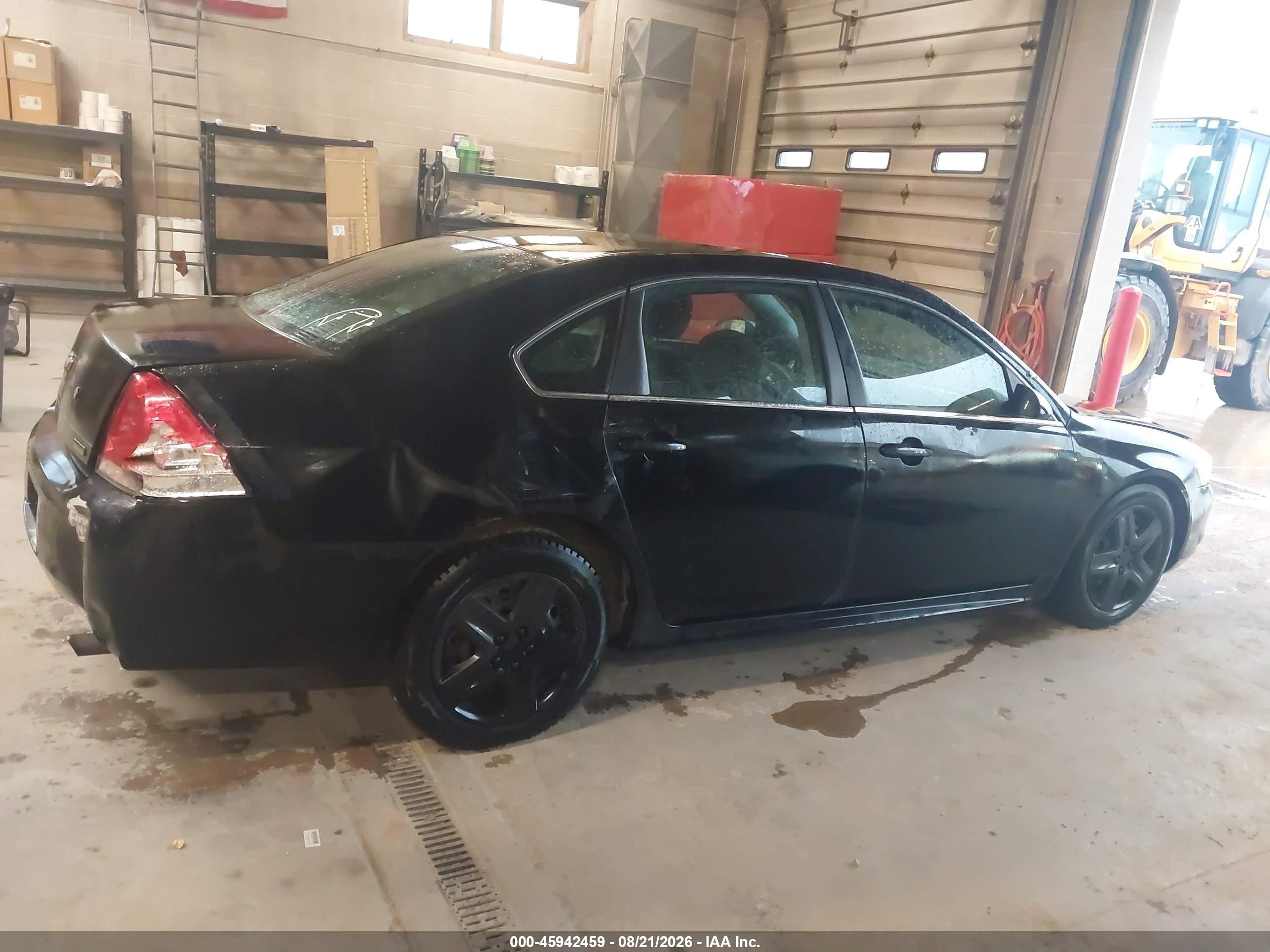 2012 Chevrolet Impala Police Black vin: 2G1WD5E33C1284949