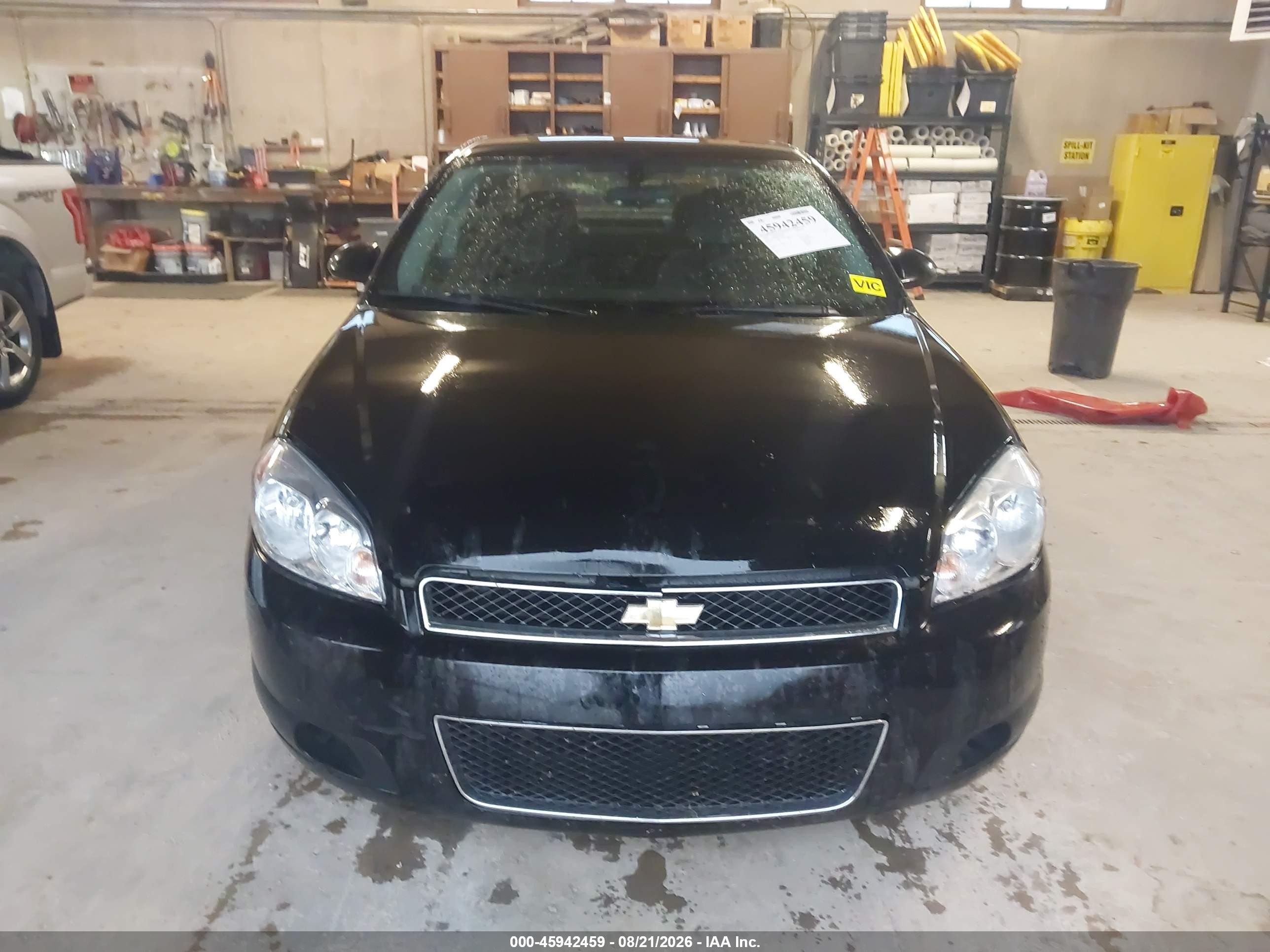 2012 Chevrolet Impala Police Black vin: 2G1WD5E33C1284949