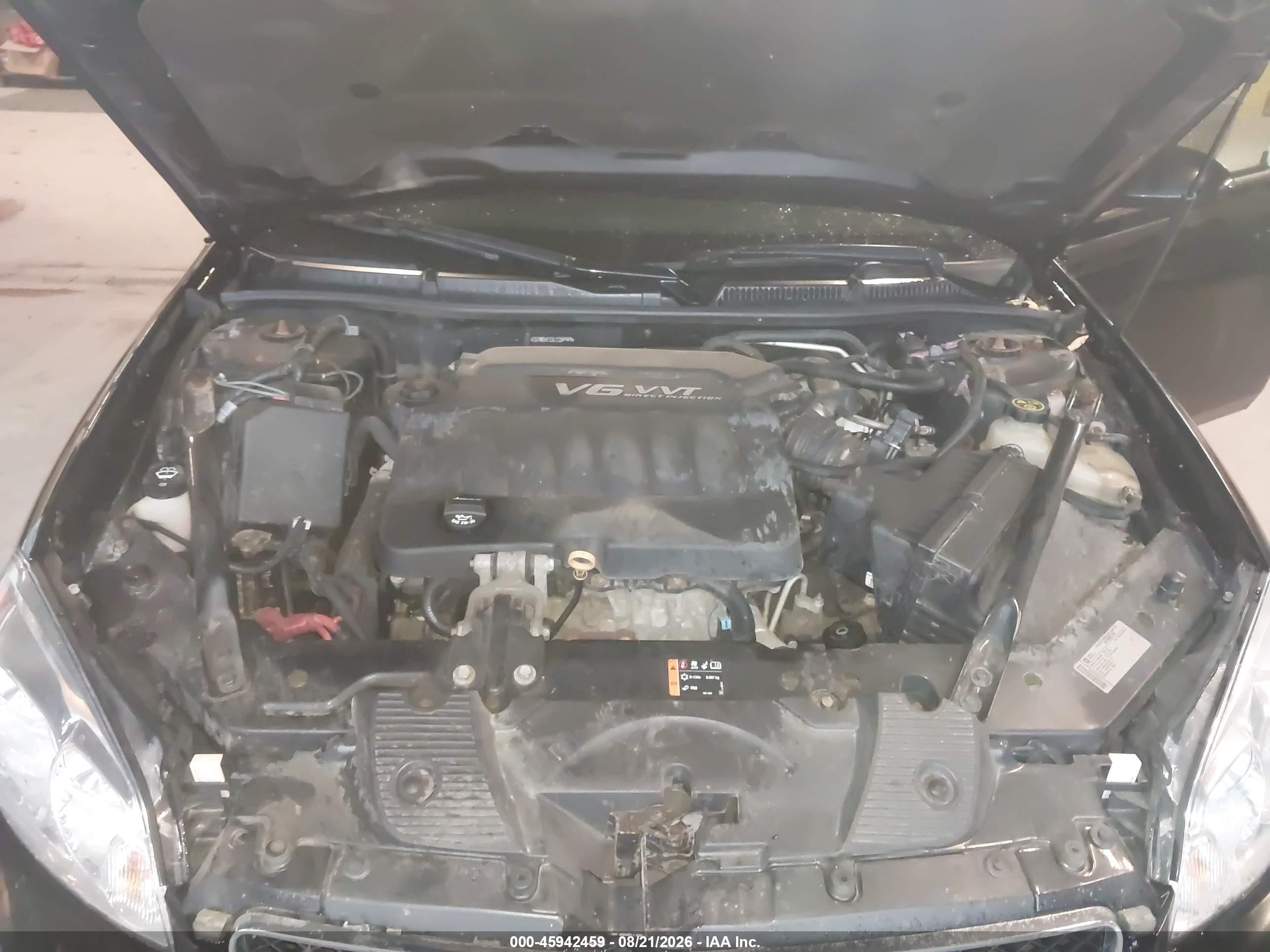 2012 Chevrolet Impala Police Black vin: 2G1WD5E33C1284949