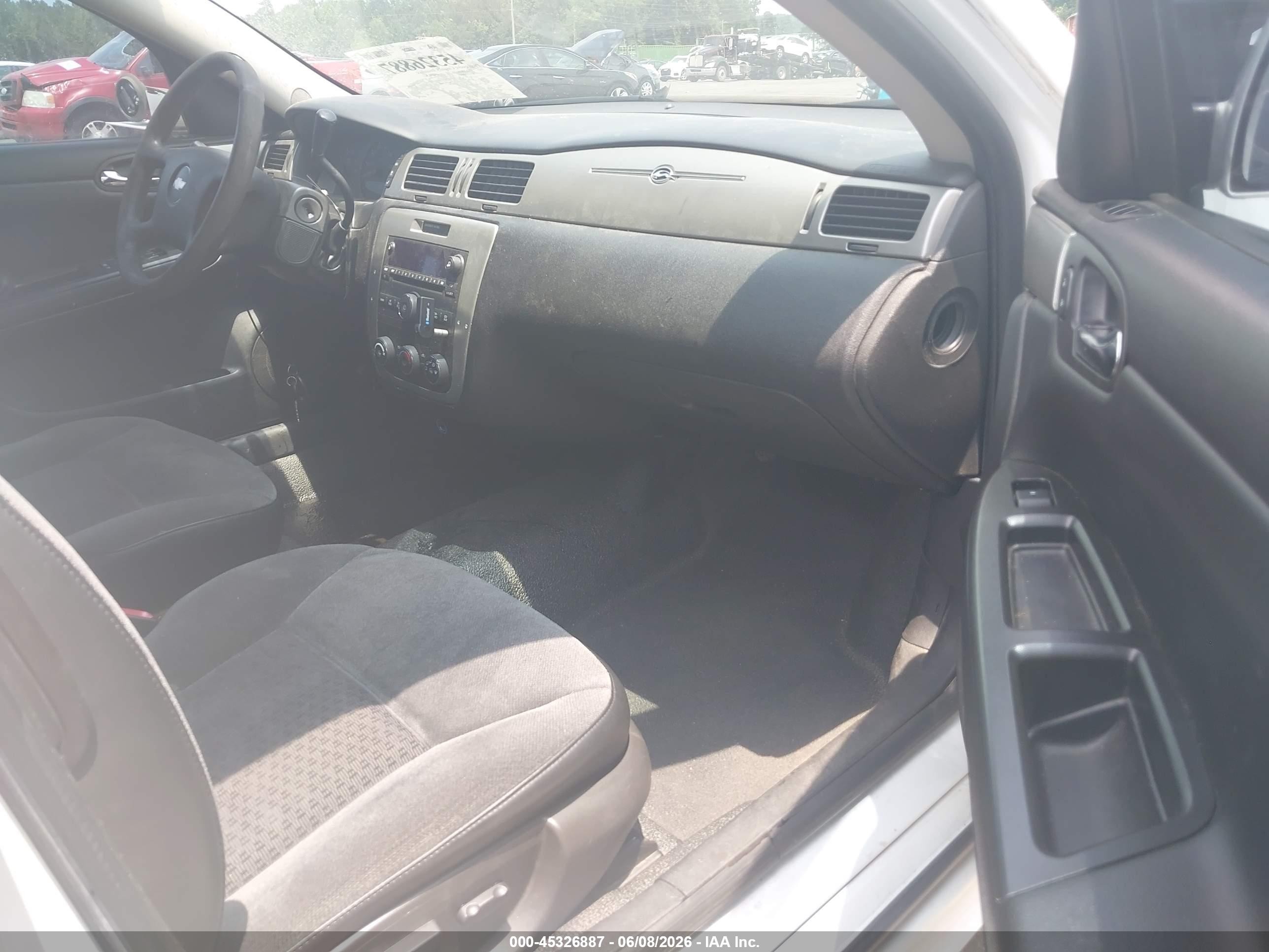 2013 Chevrolet Impala Police White vin: 2G1WD5E33D1198963