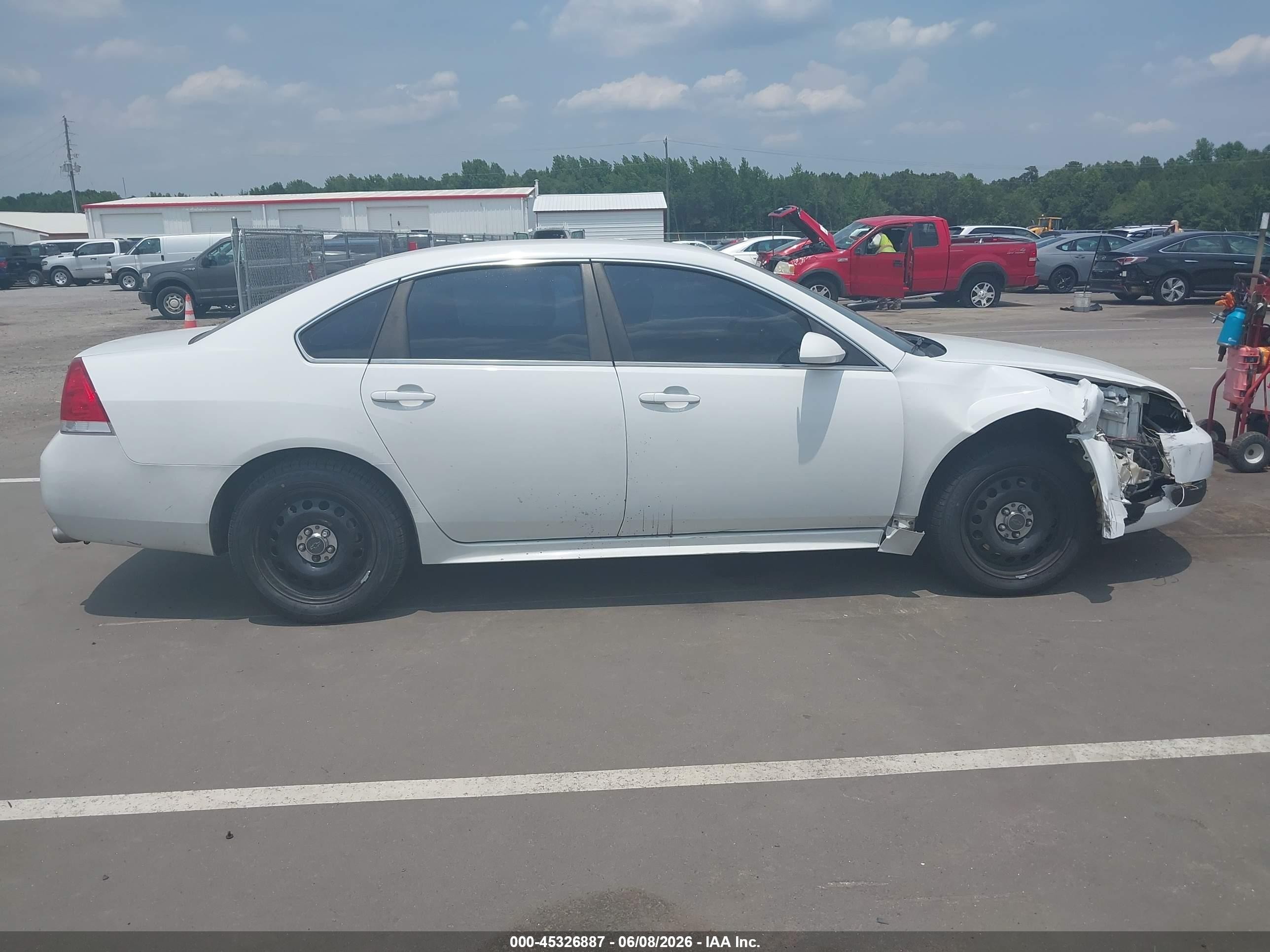 2013 Chevrolet Impala Police White vin: 2G1WD5E33D1198963