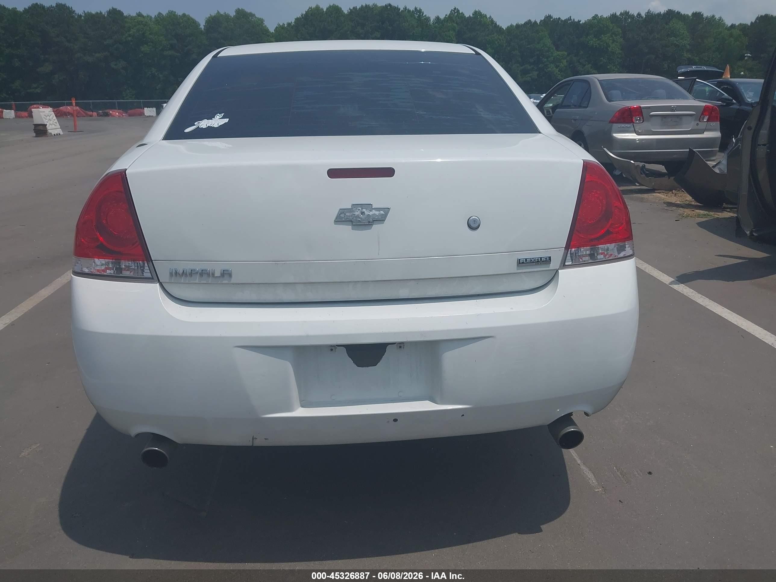 2013 Chevrolet Impala Police White vin: 2G1WD5E33D1198963