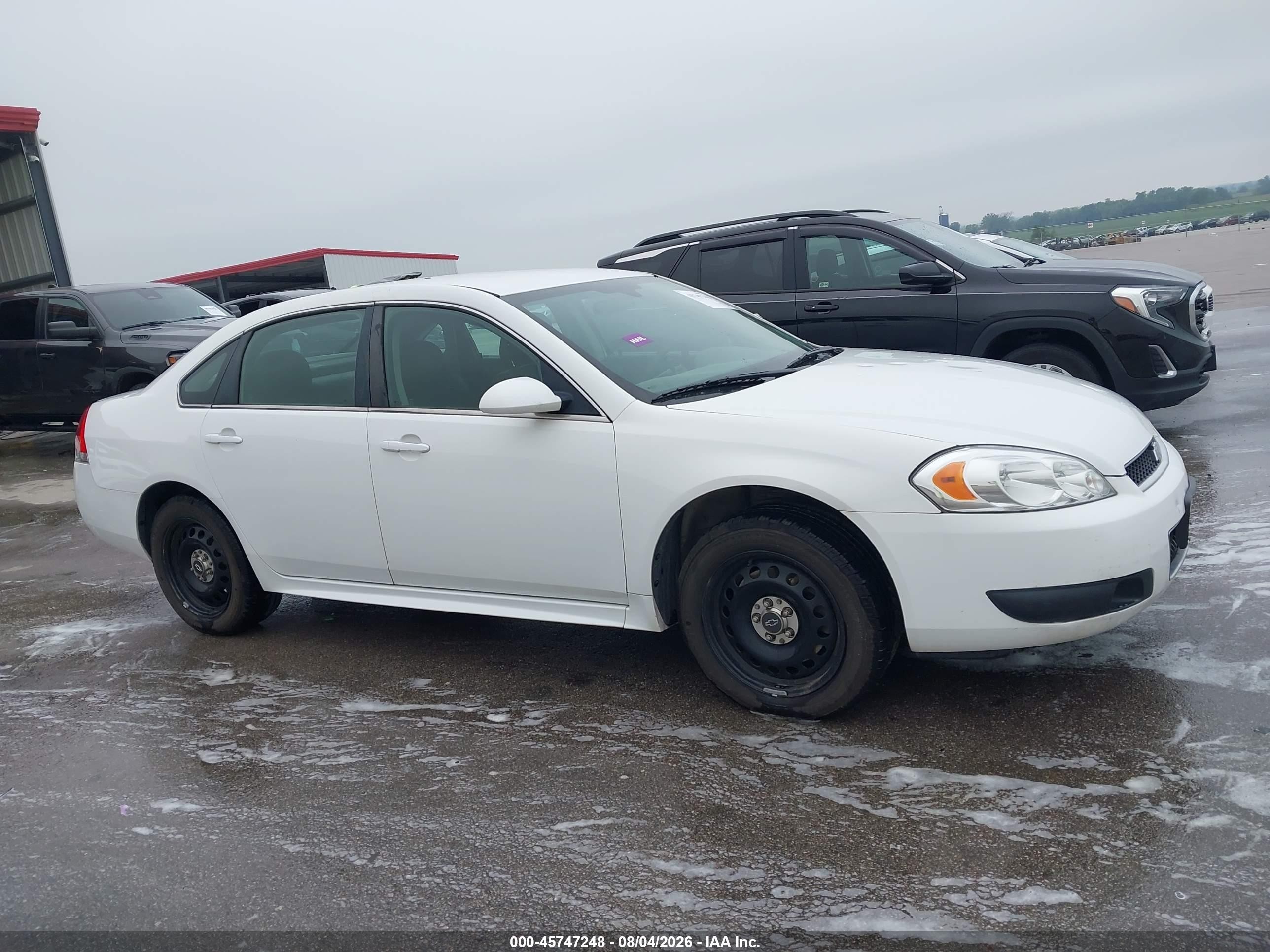 2013 Chevrolet Impala Police White vin: 2G1WD5E34D1242081