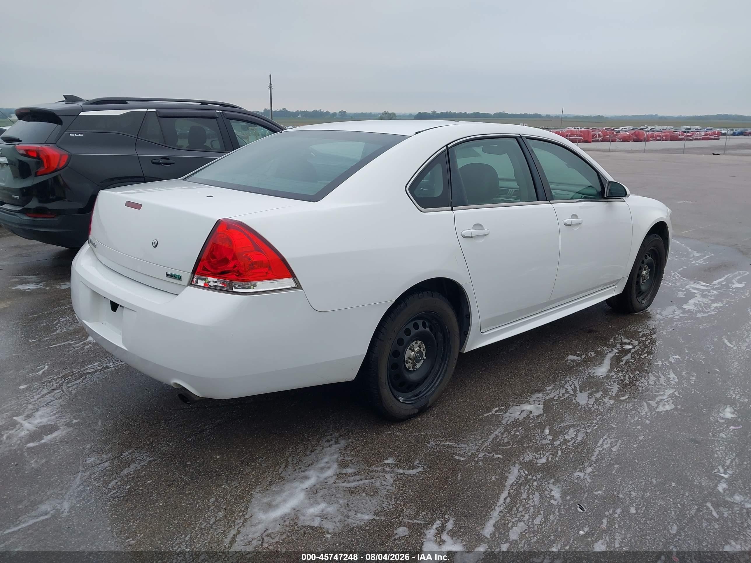 2013 Chevrolet Impala Police White vin: 2G1WD5E34D1242081