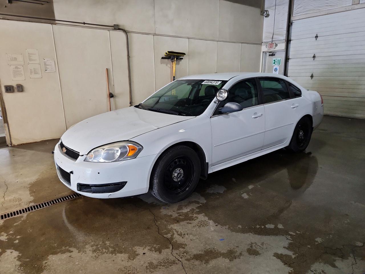 2012 Chevrolet Impala Police White vin: 2G1WD5E35C1276030