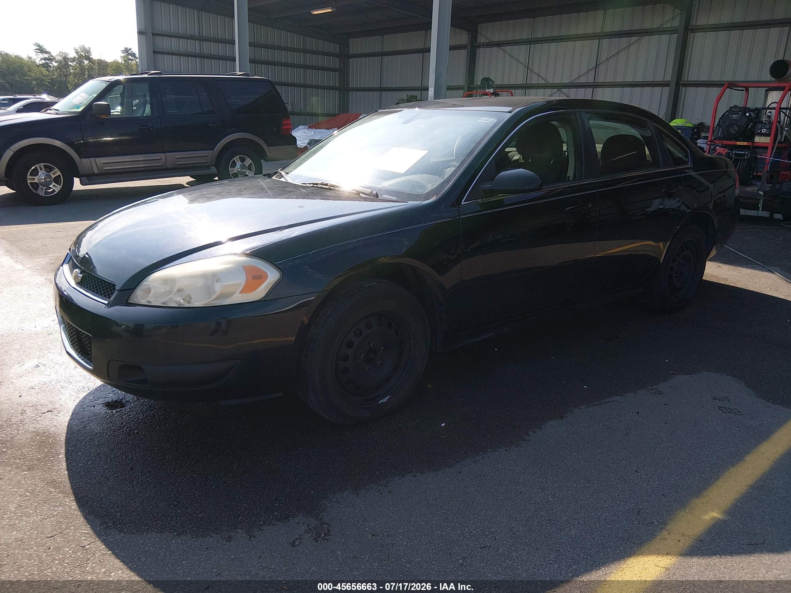 2013 Chevrolet Impala Police Black vin: 2G1WD5E35D1248990