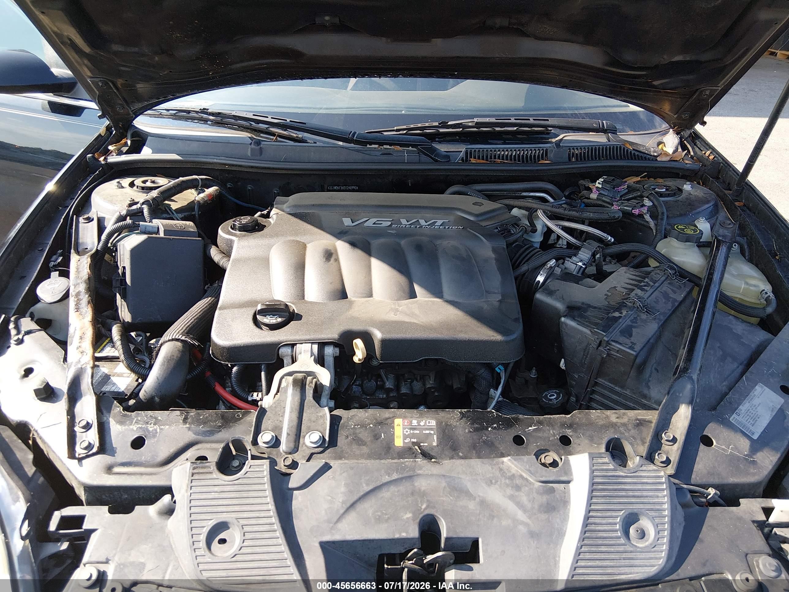 2013 Chevrolet Impala Police Black vin: 2G1WD5E35D1248990