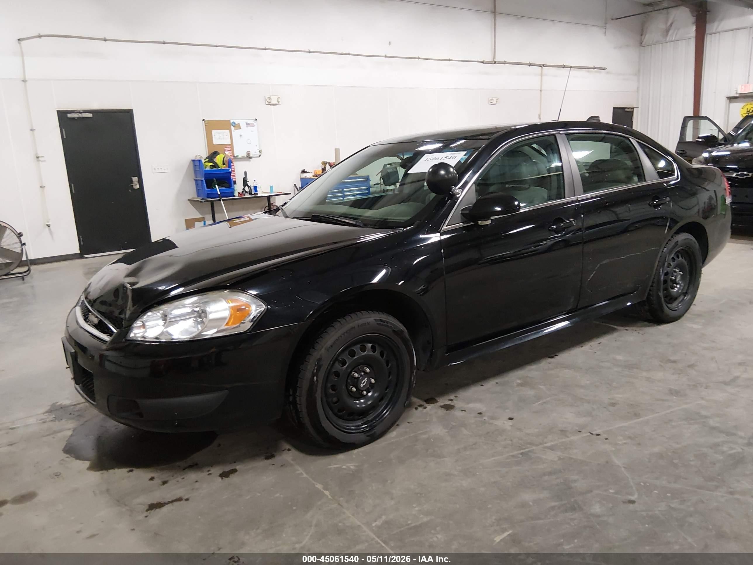 2013 Chevrolet Impala Police Черный vin: 2G1WD5E37D1247551