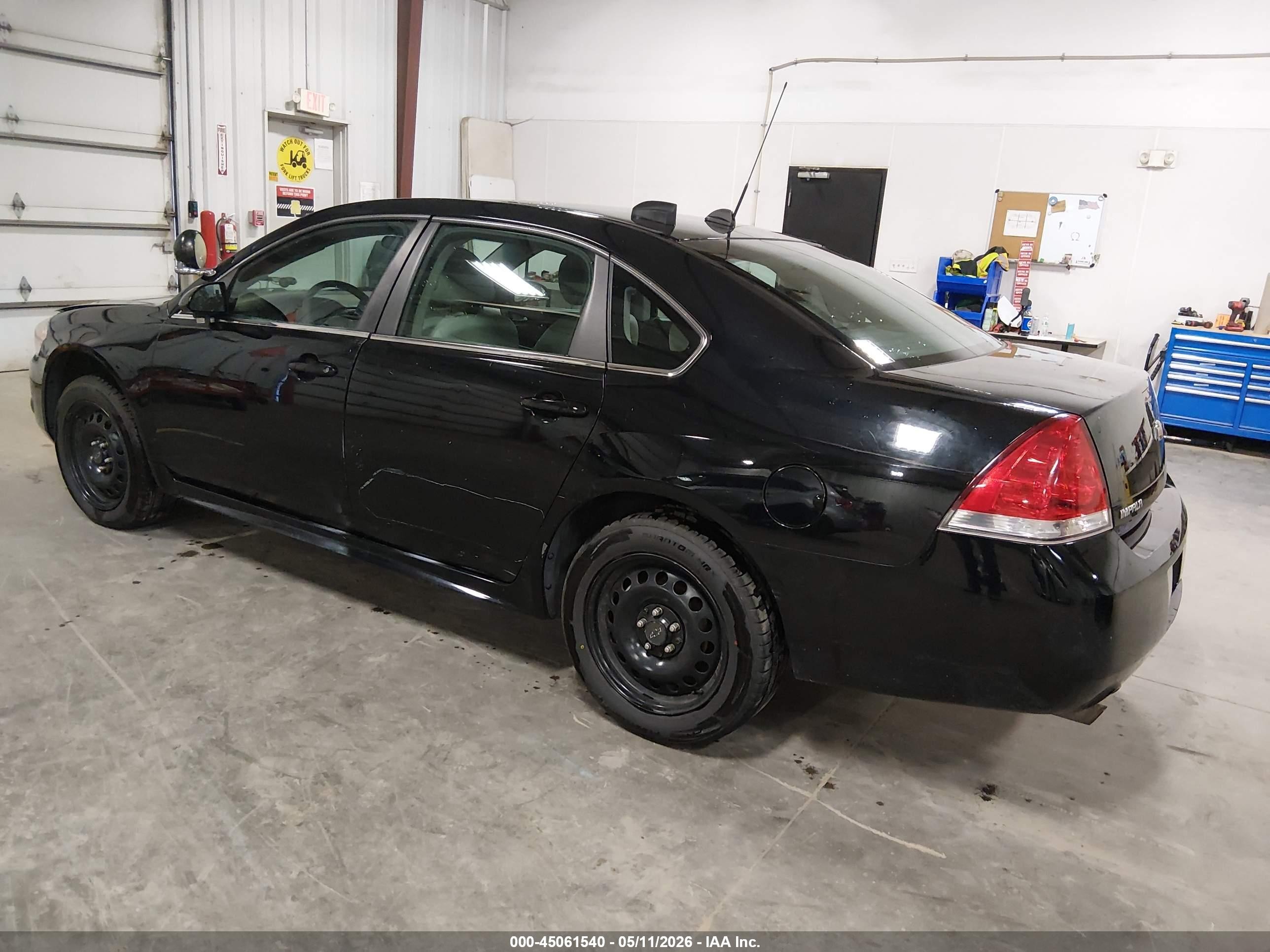 2013 Chevrolet Impala Police Черный vin: 2G1WD5E37D1247551