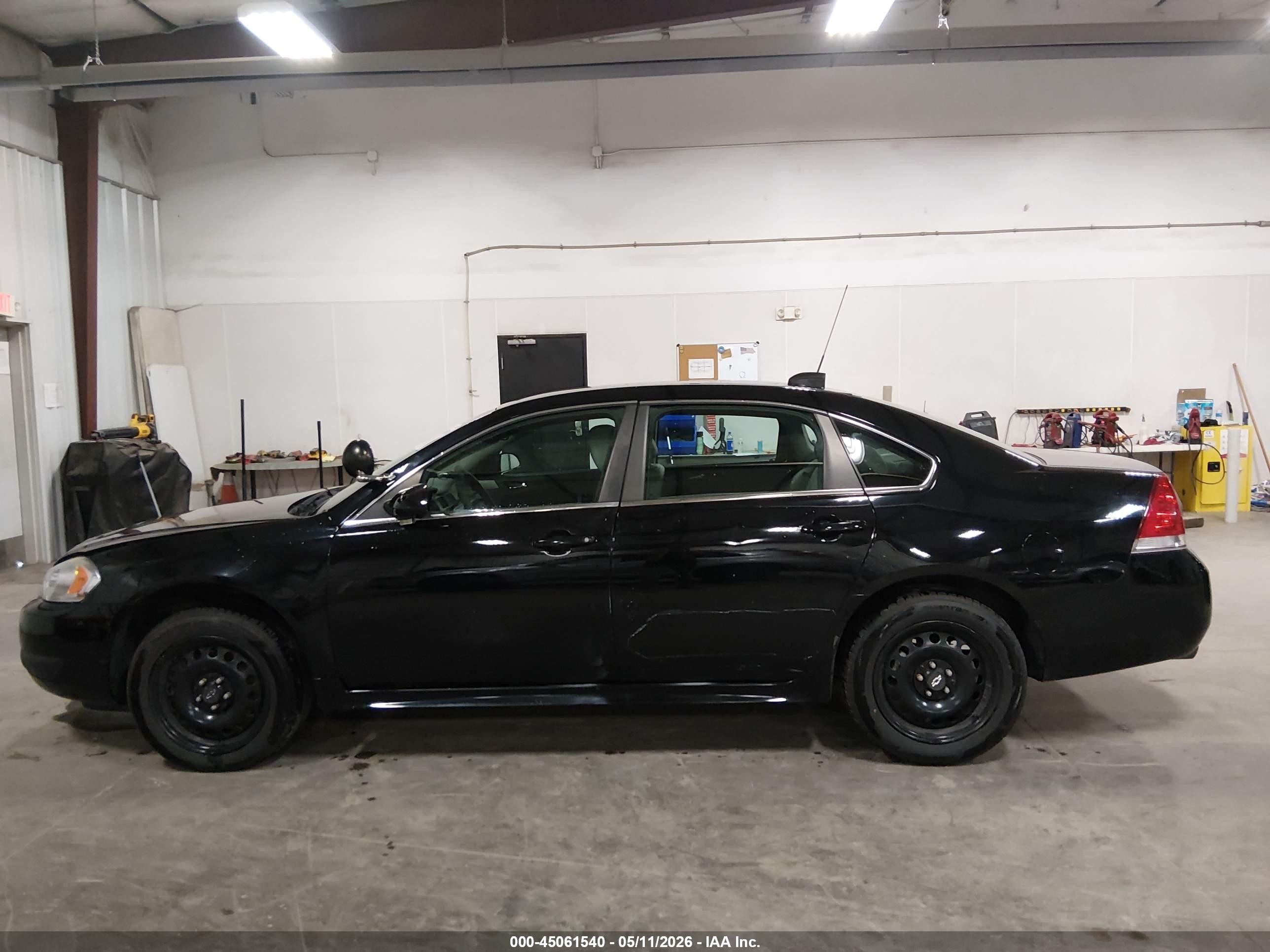 2013 Chevrolet Impala Police Черный vin: 2G1WD5E37D1247551