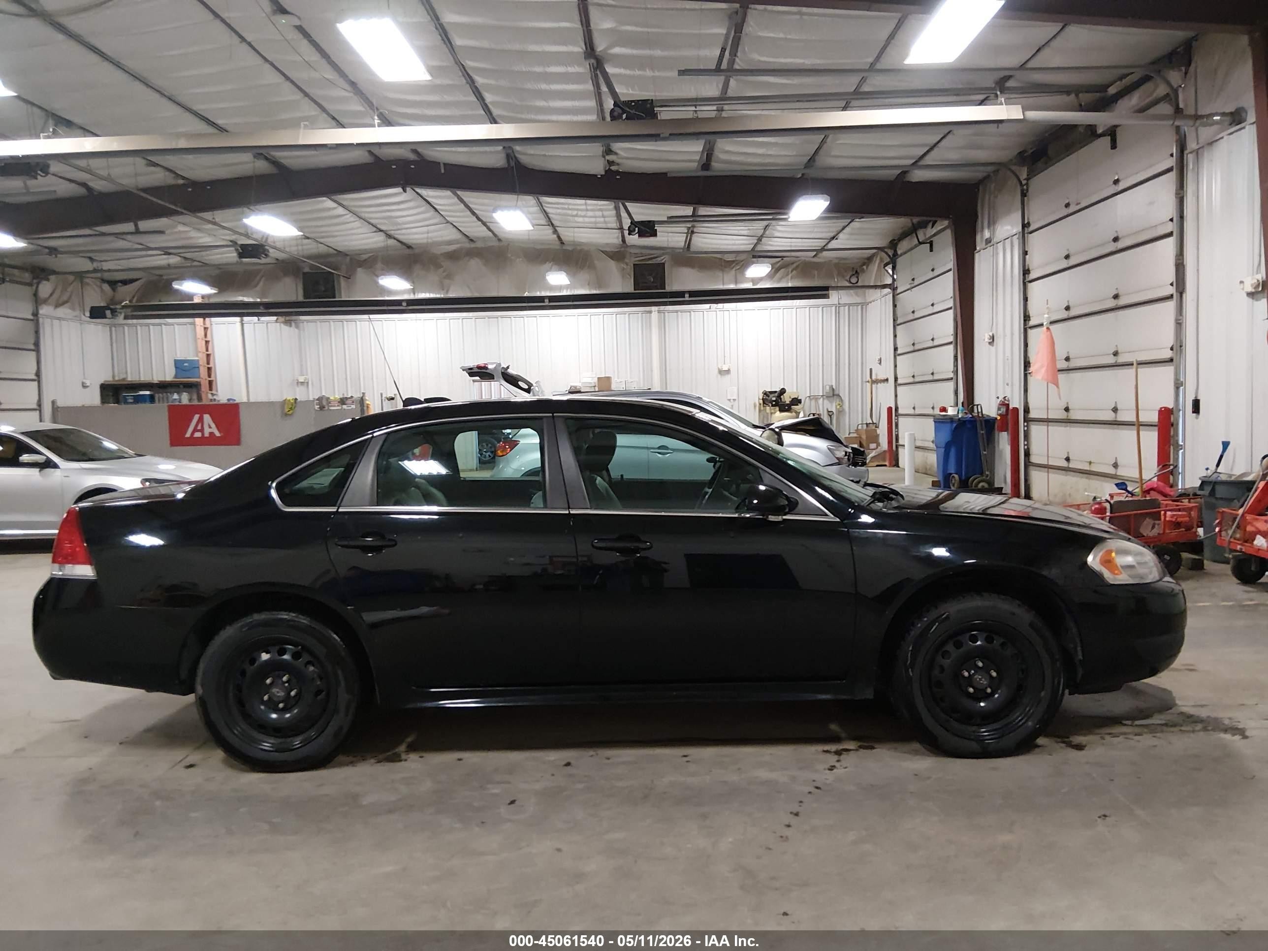 2013 Chevrolet Impala Police Черный vin: 2G1WD5E37D1247551