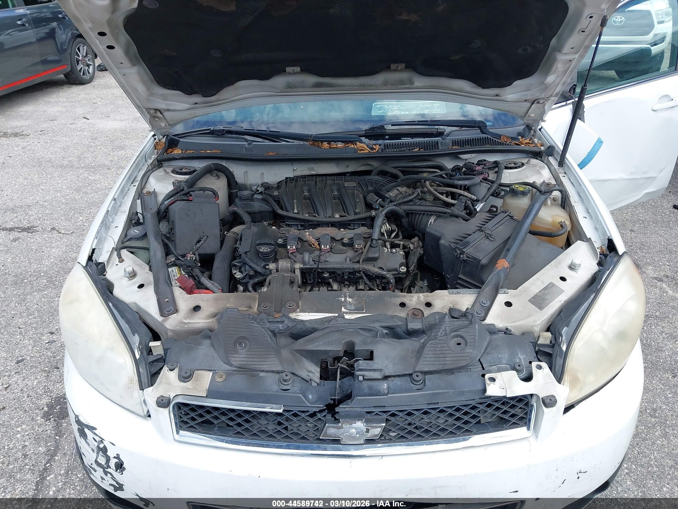 2012 Chevrolet Impala Police White vin: 2G1WD5E3XC1242651