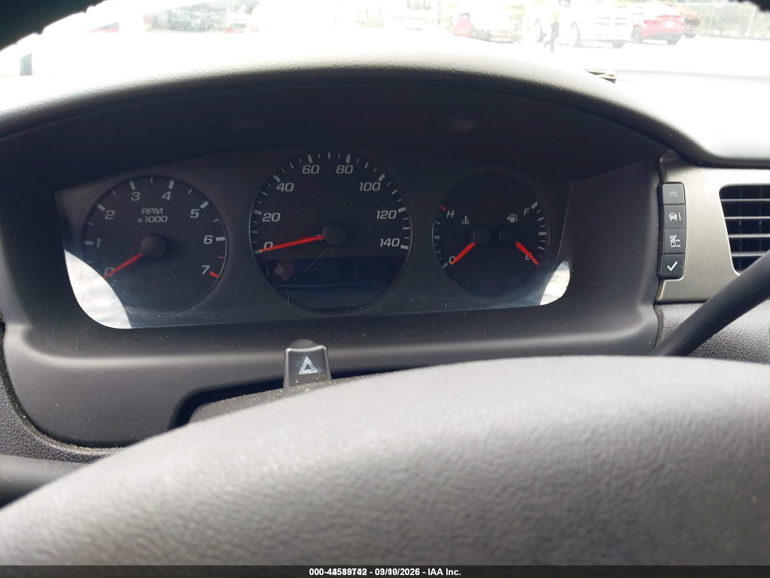 2012 Chevrolet Impala Police White vin: 2G1WD5E3XC1242651