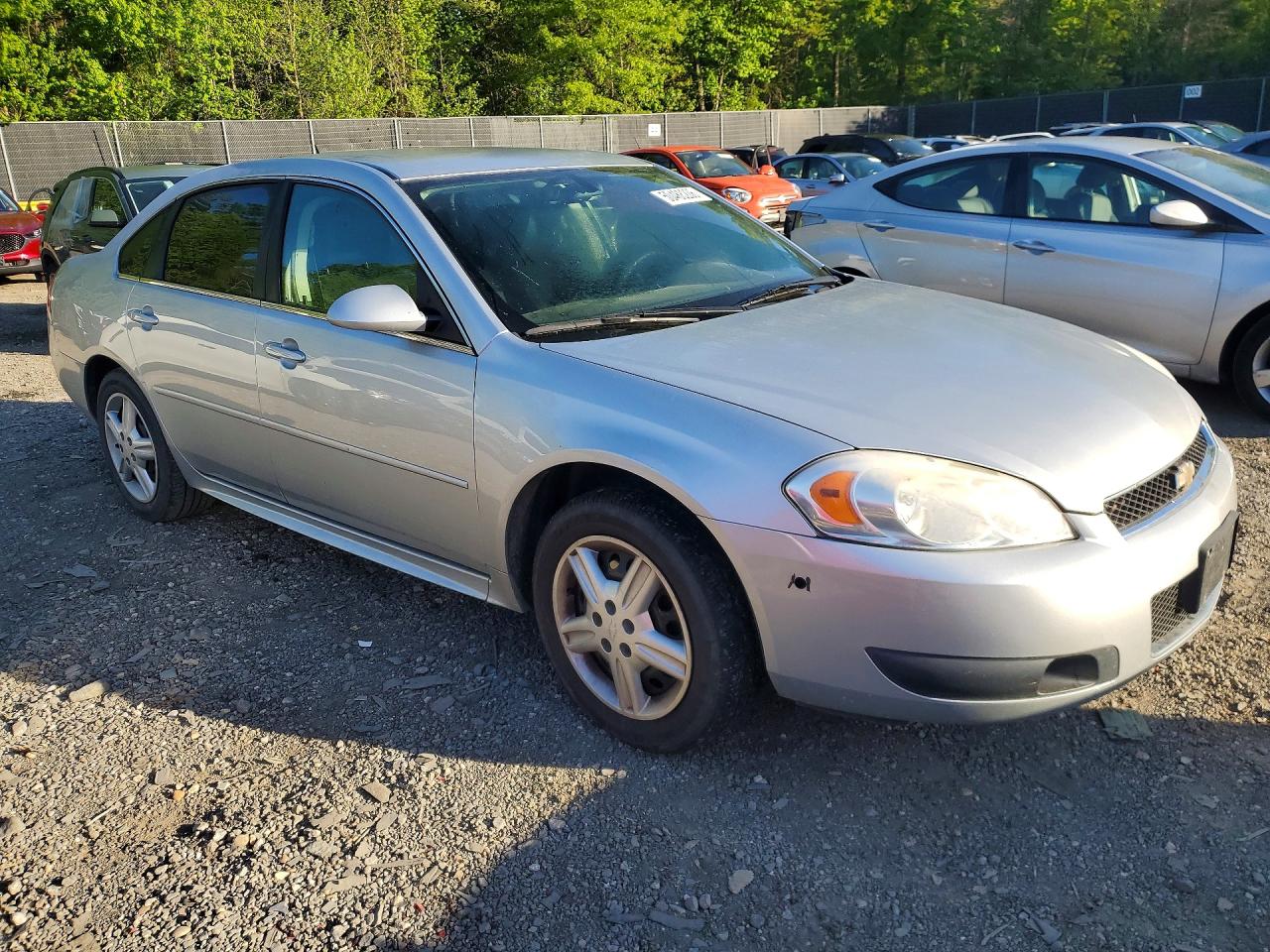 2012 Chevrolet Impala Police Silver vin: 2G1WD5E3XC1283880