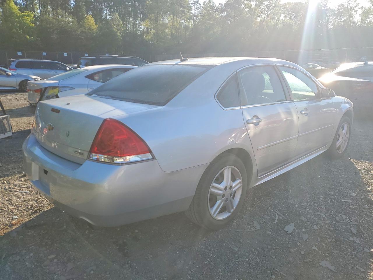 2012 Chevrolet Impala Police Silver vin: 2G1WD5E3XC1283880