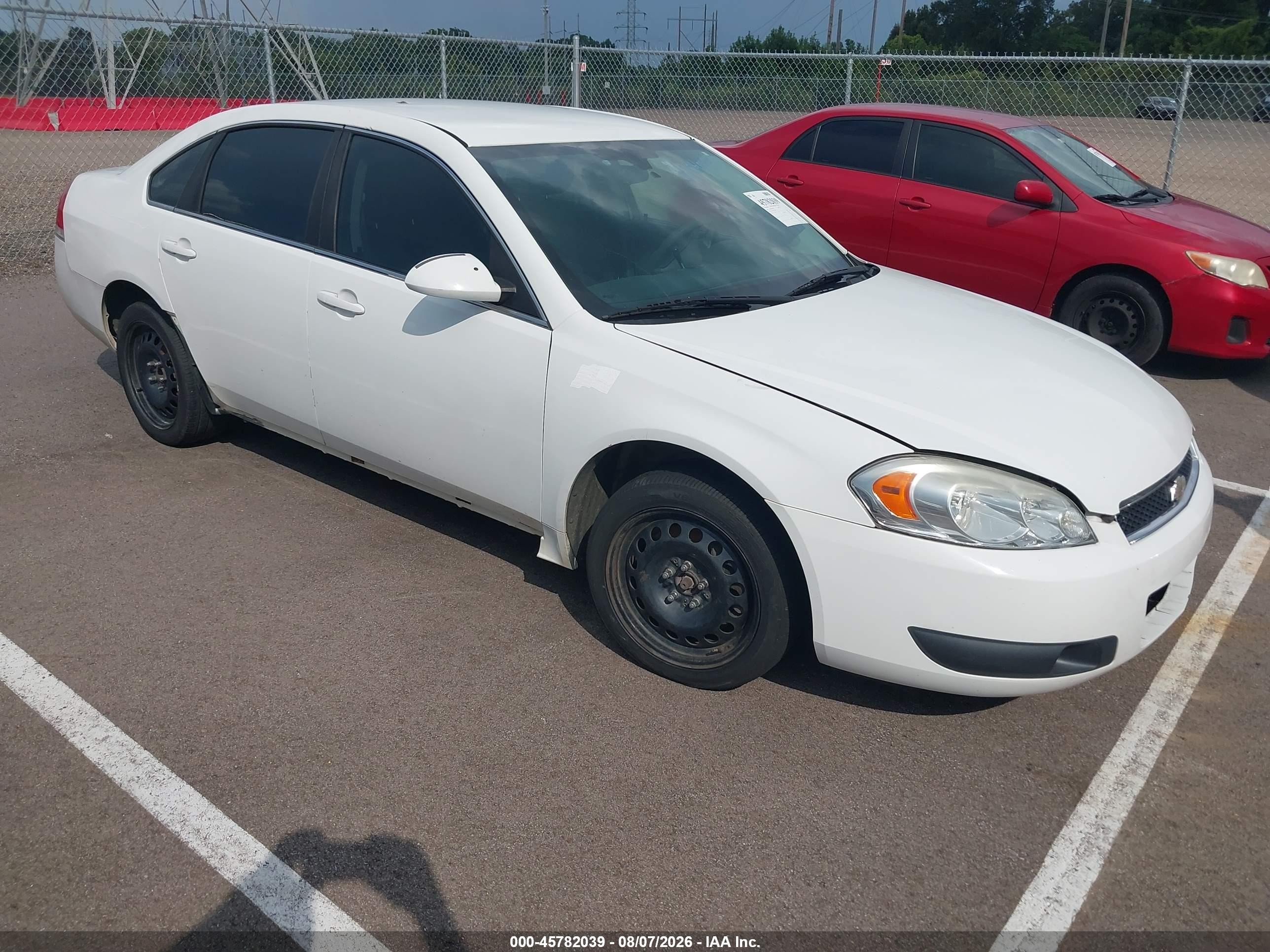 2013 Chevrolet Impala Police White vin: 2G1WD5E3XD1235667
