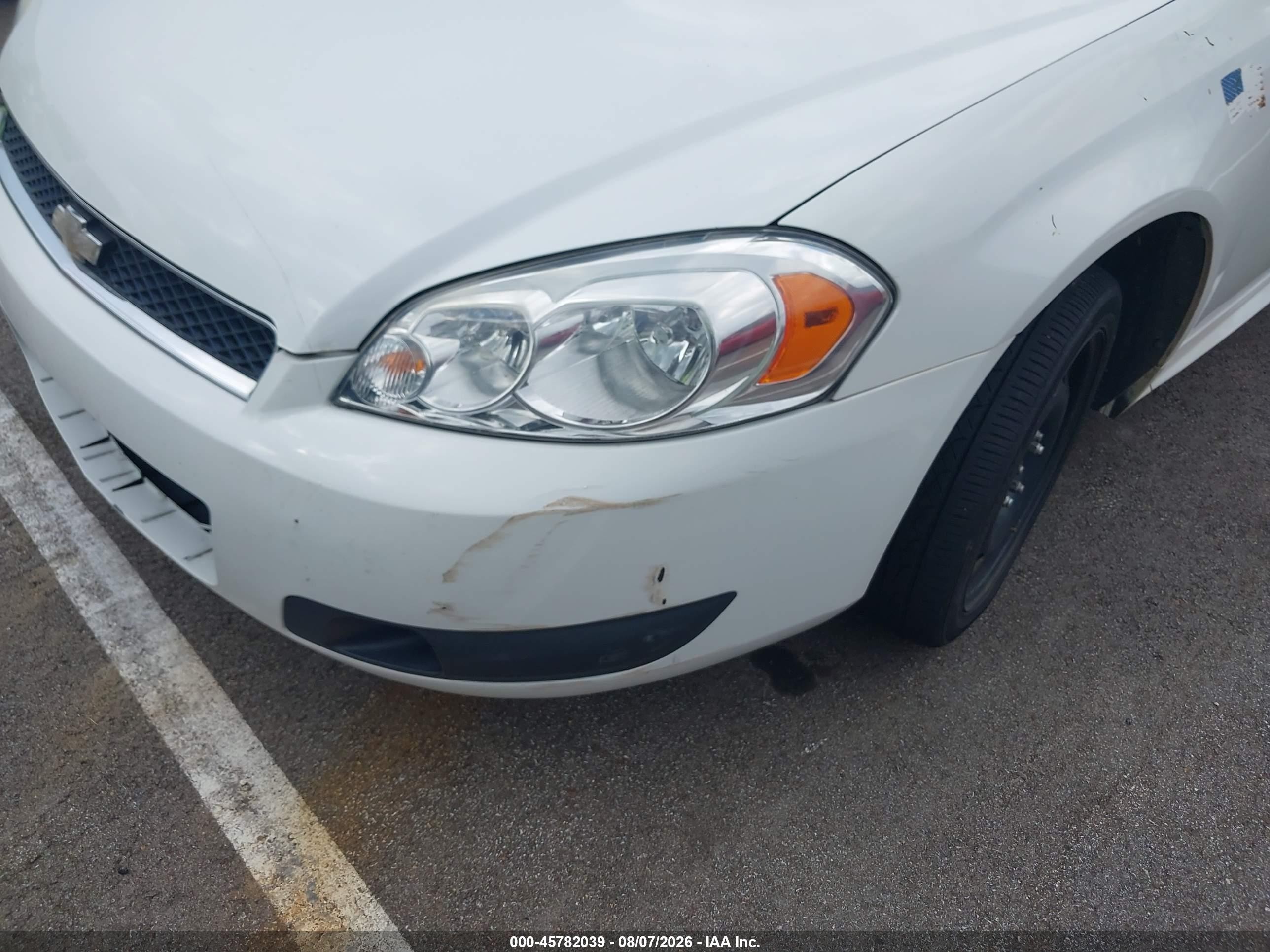 2013 Chevrolet Impala Police White vin: 2G1WD5E3XD1235667