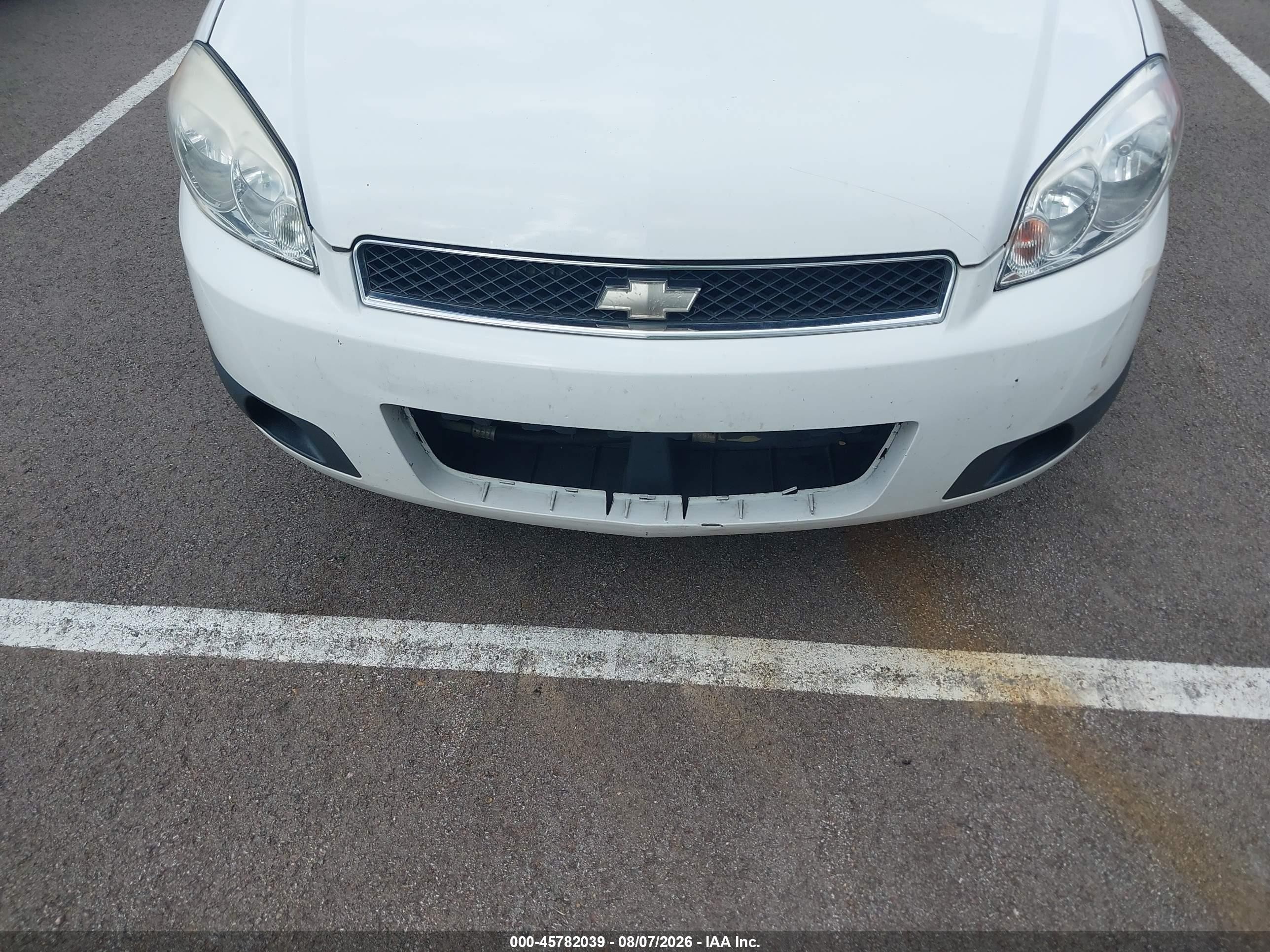 2013 Chevrolet Impala Police White vin: 2G1WD5E3XD1235667