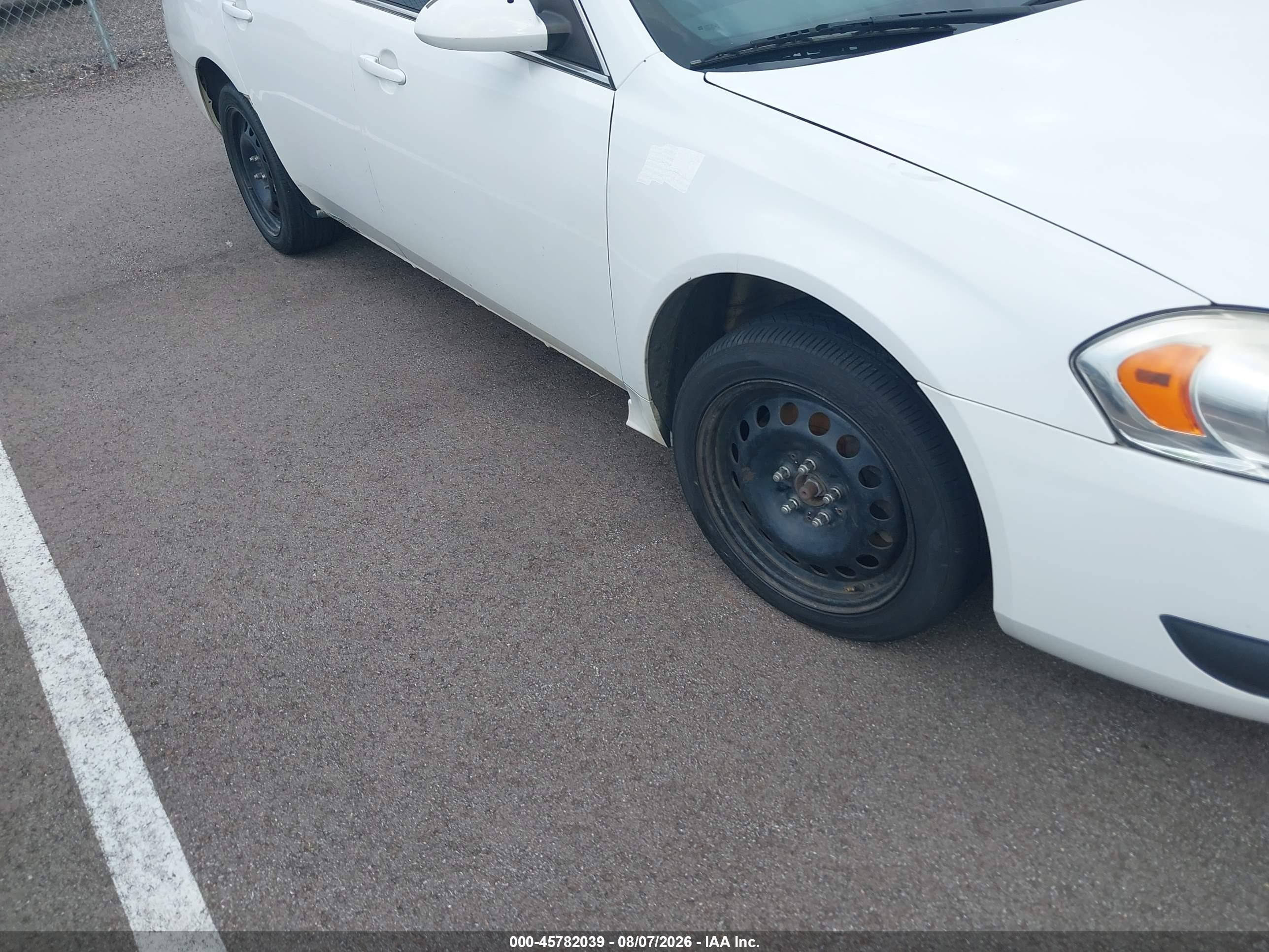 2013 Chevrolet Impala Police White vin: 2G1WD5E3XD1235667