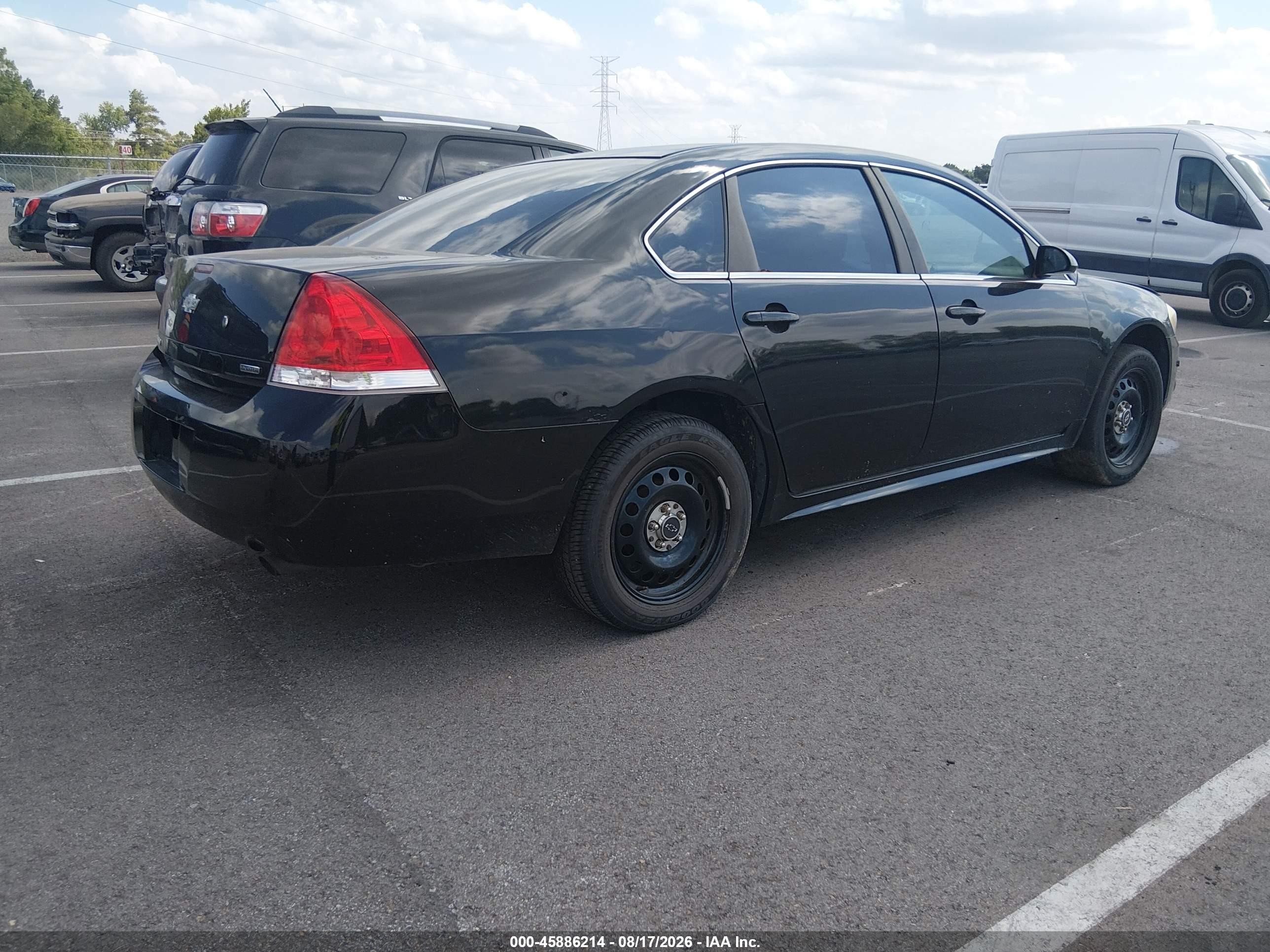 2015 Chevrolet Impala Limited Police Black vin: 2G1WD5E3XF1131473