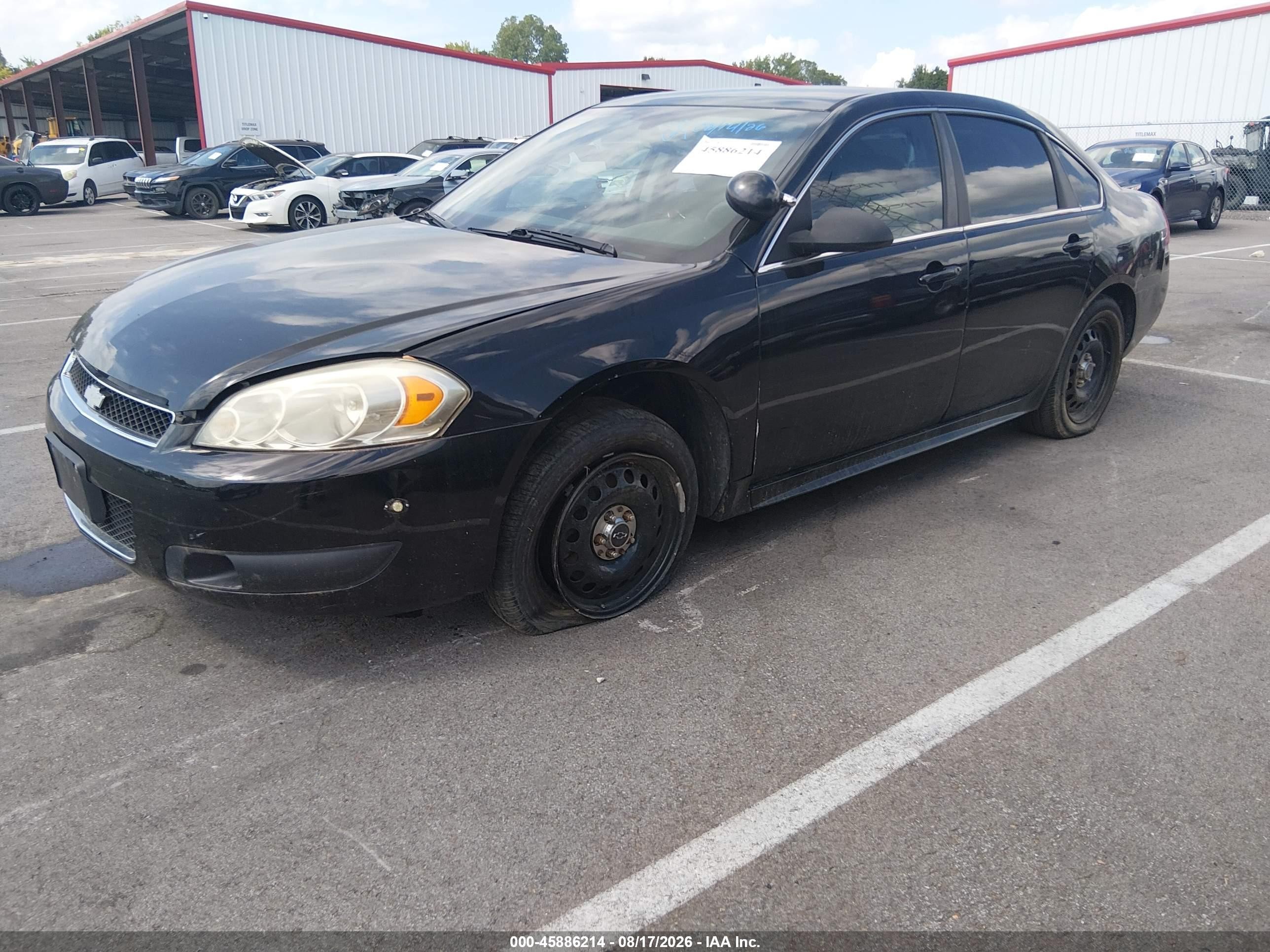 2015 Chevrolet Impala Limited Police Black vin: 2G1WD5E3XF1131473