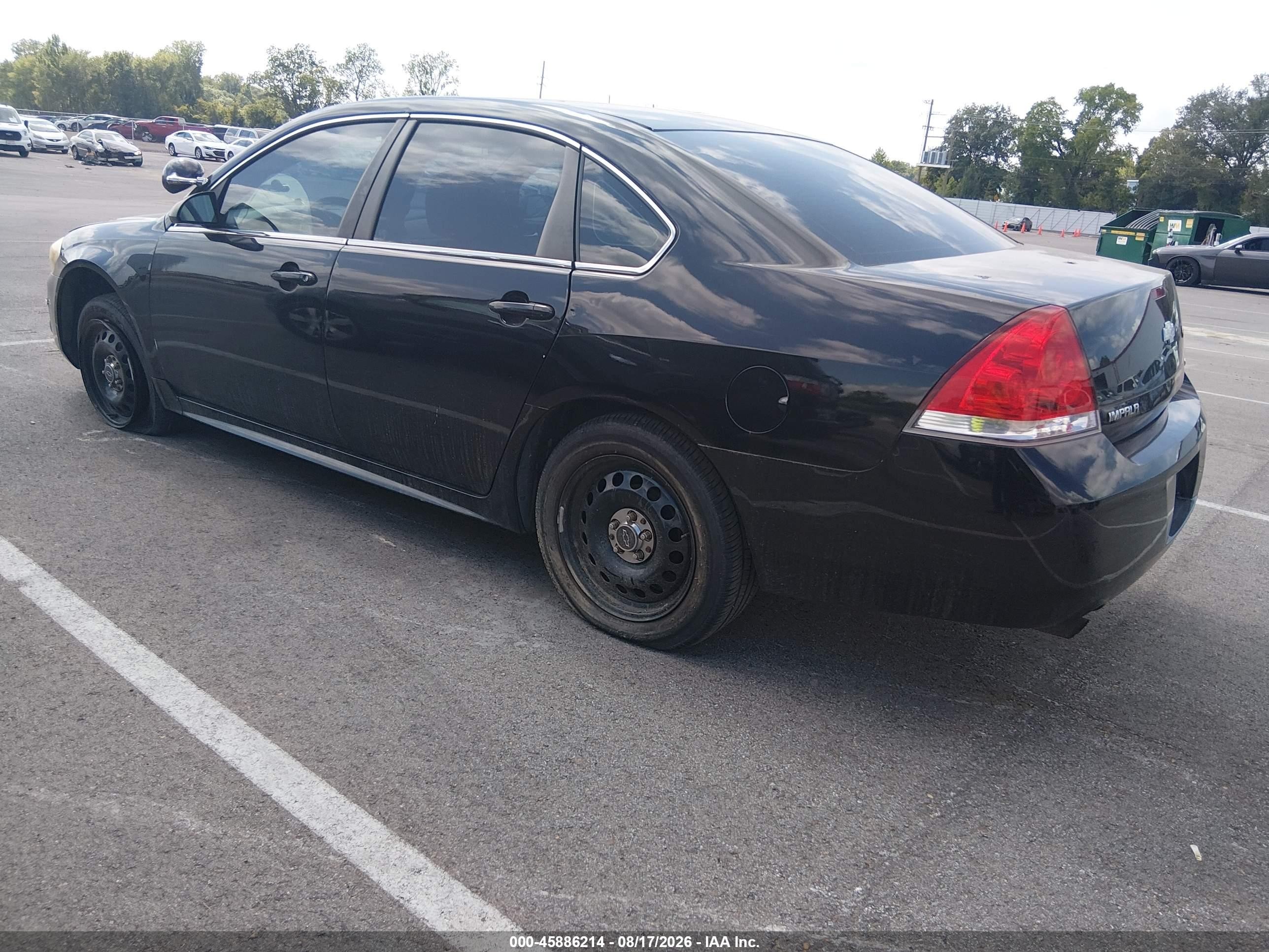 2015 Chevrolet Impala Limited Police Black vin: 2G1WD5E3XF1131473