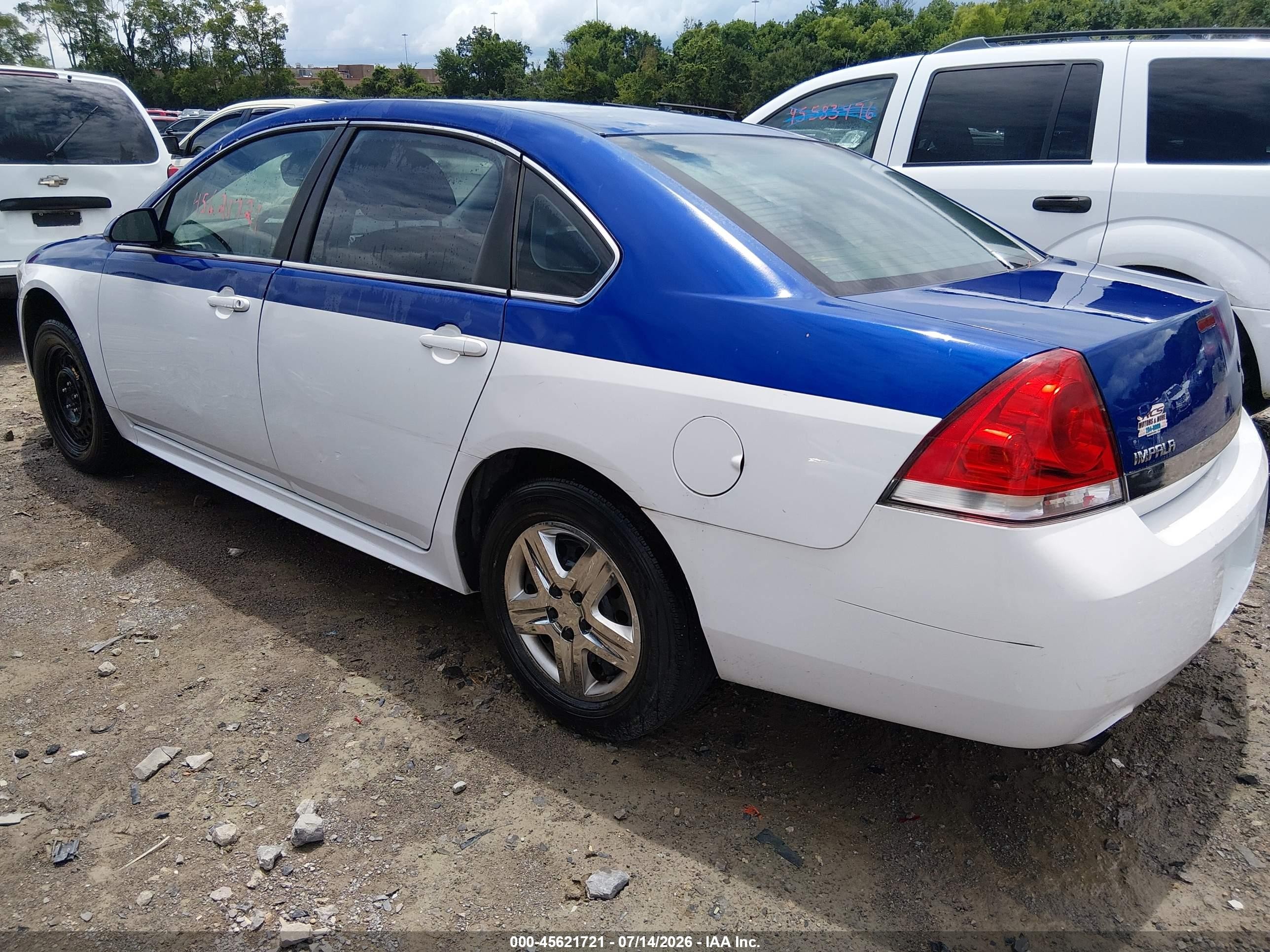 2010 Chevrolet Impala Police White vin: 2G1WD5EM0A1189321