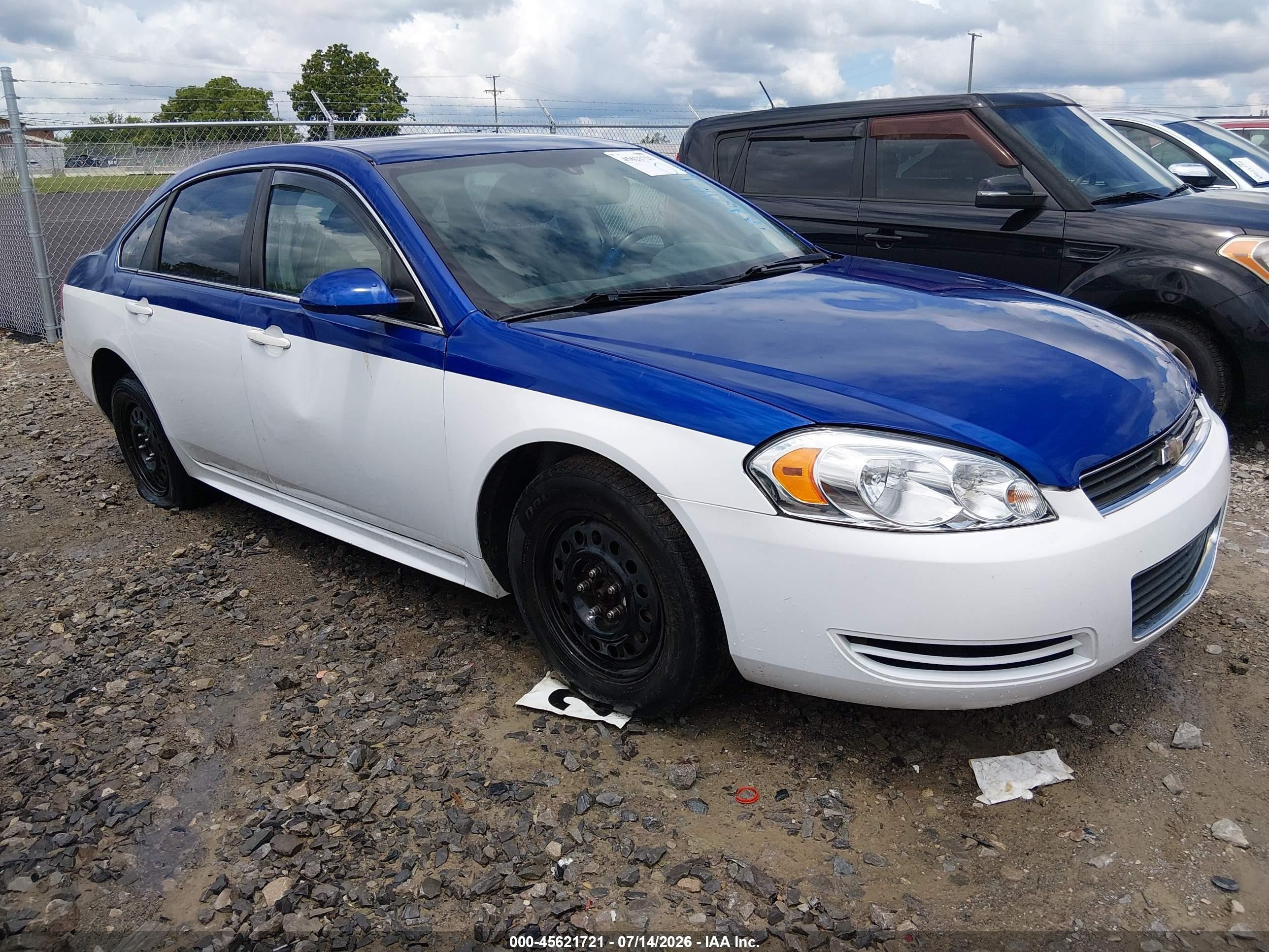 2010 Chevrolet Impala Police White vin: 2G1WD5EM0A1189321