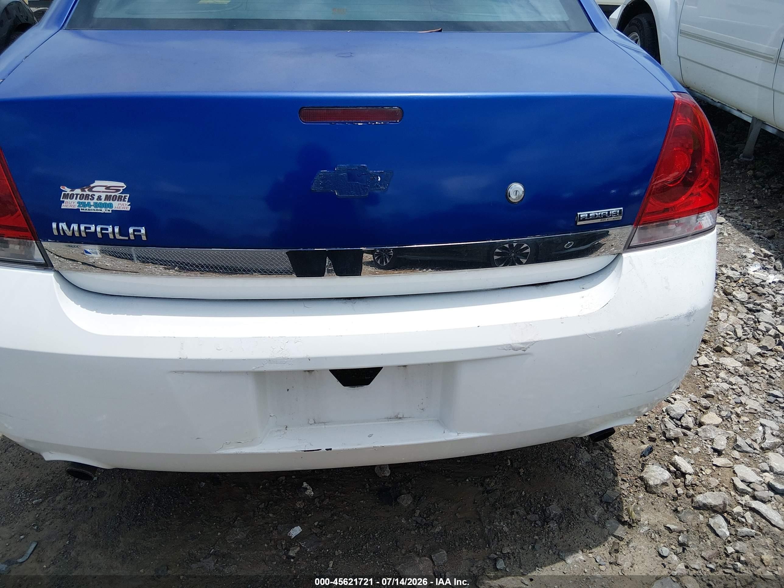 2010 Chevrolet Impala Police White vin: 2G1WD5EM0A1189321