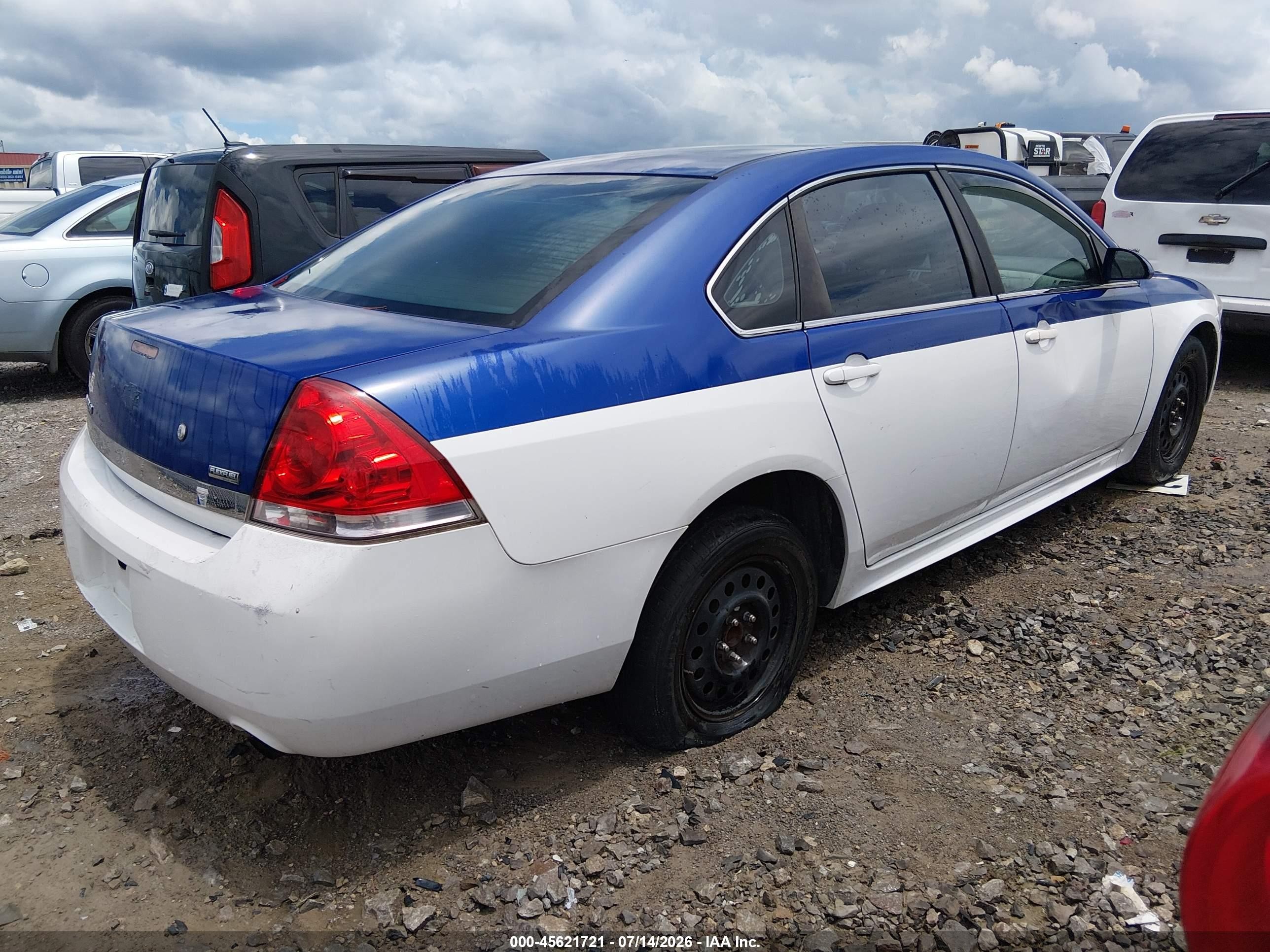 2010 Chevrolet Impala Police White vin: 2G1WD5EM0A1189321