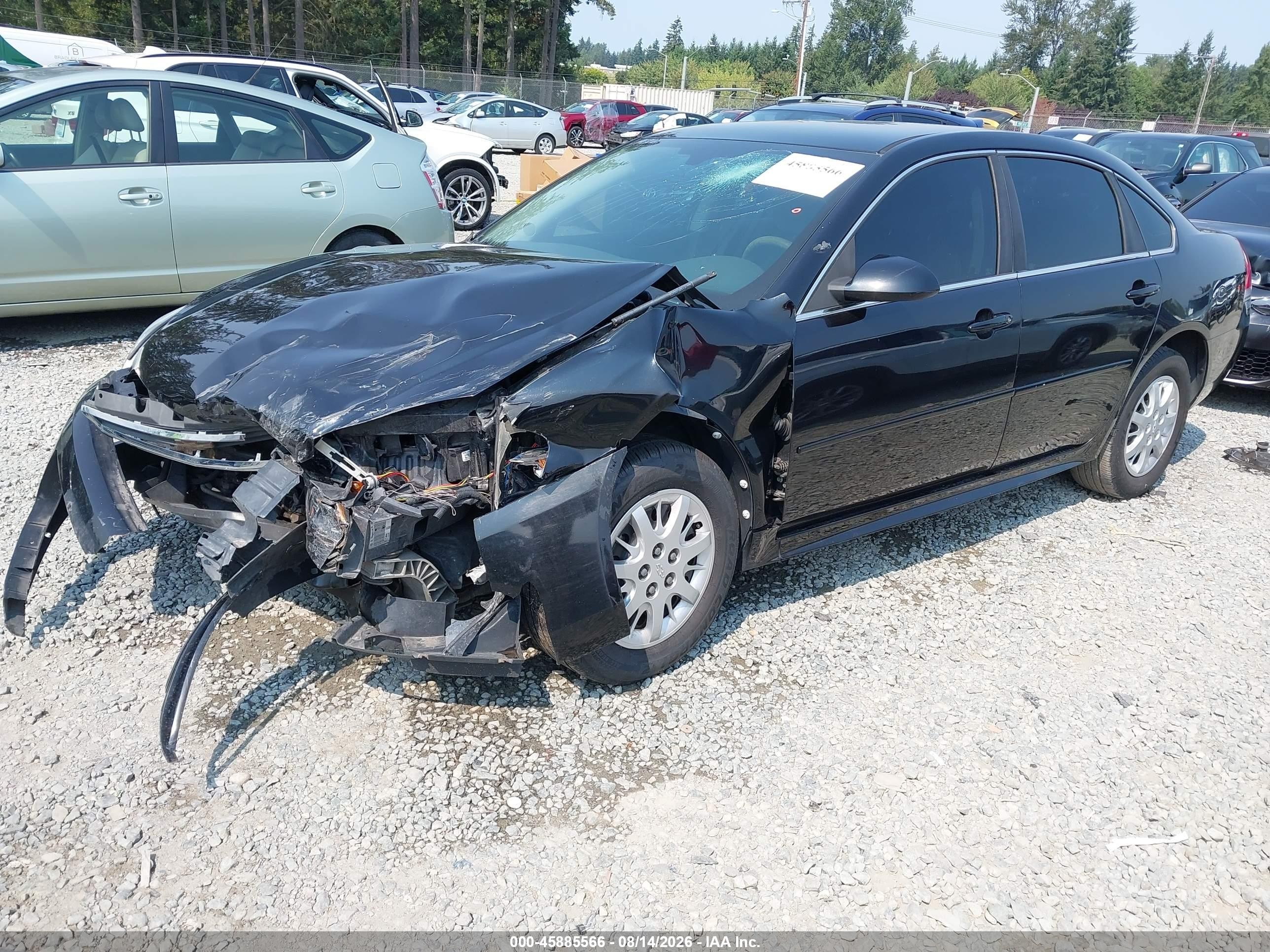 2010 Chevrolet Impala Police Black vin: 2G1WD5EM0A1217330