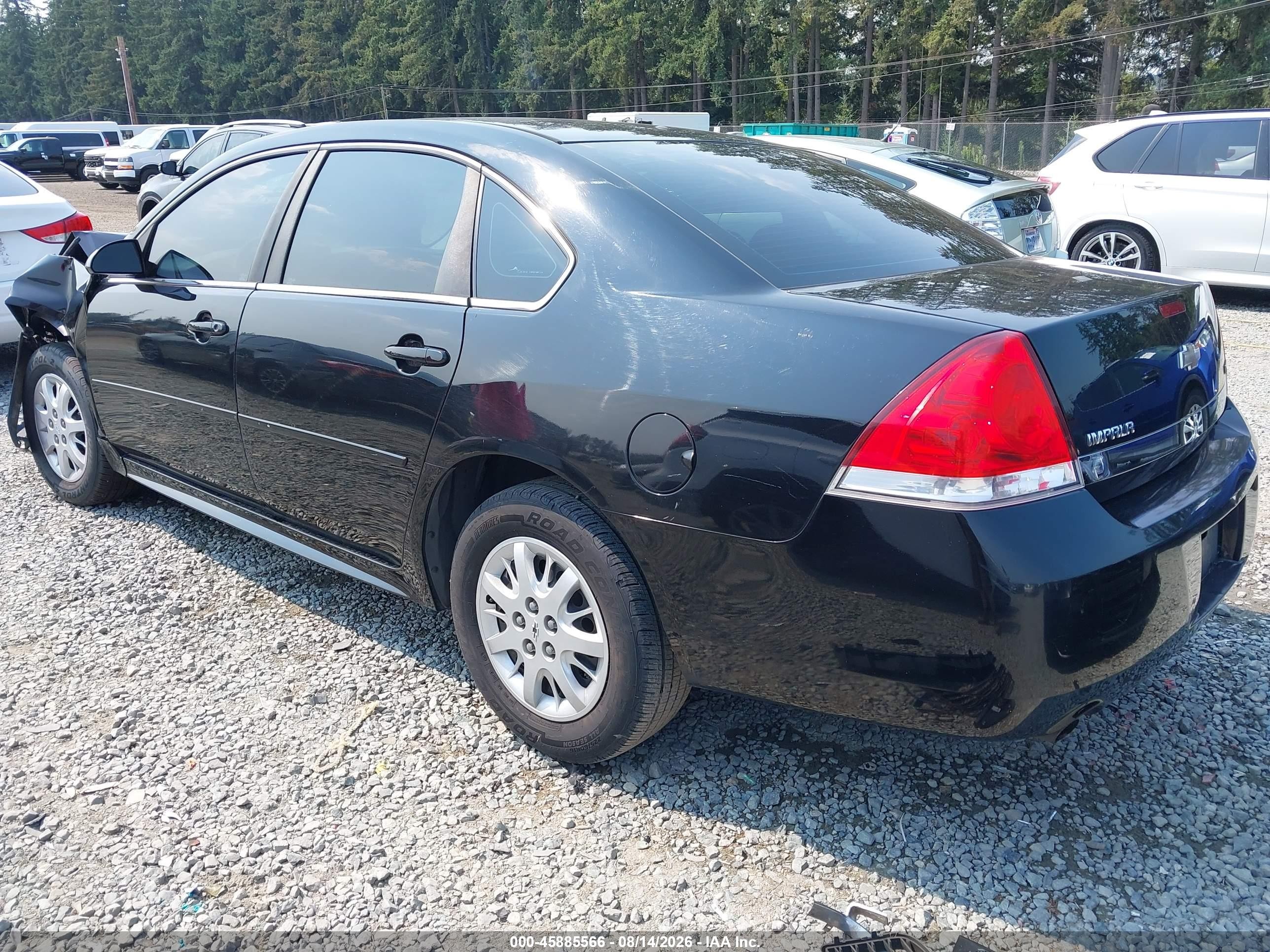 2010 Chevrolet Impala Police Black vin: 2G1WD5EM0A1217330
