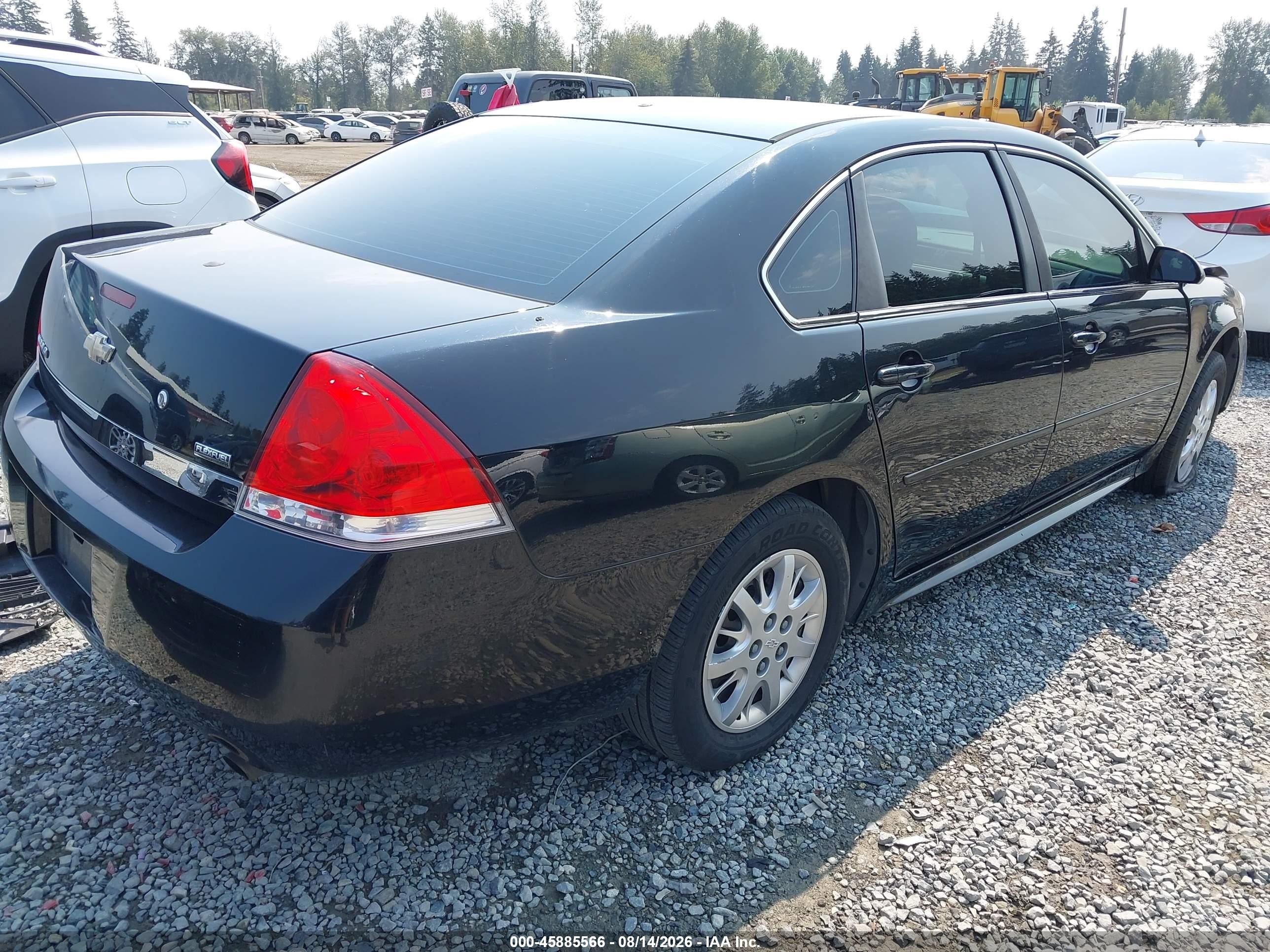 2010 Chevrolet Impala Police Black vin: 2G1WD5EM0A1217330
