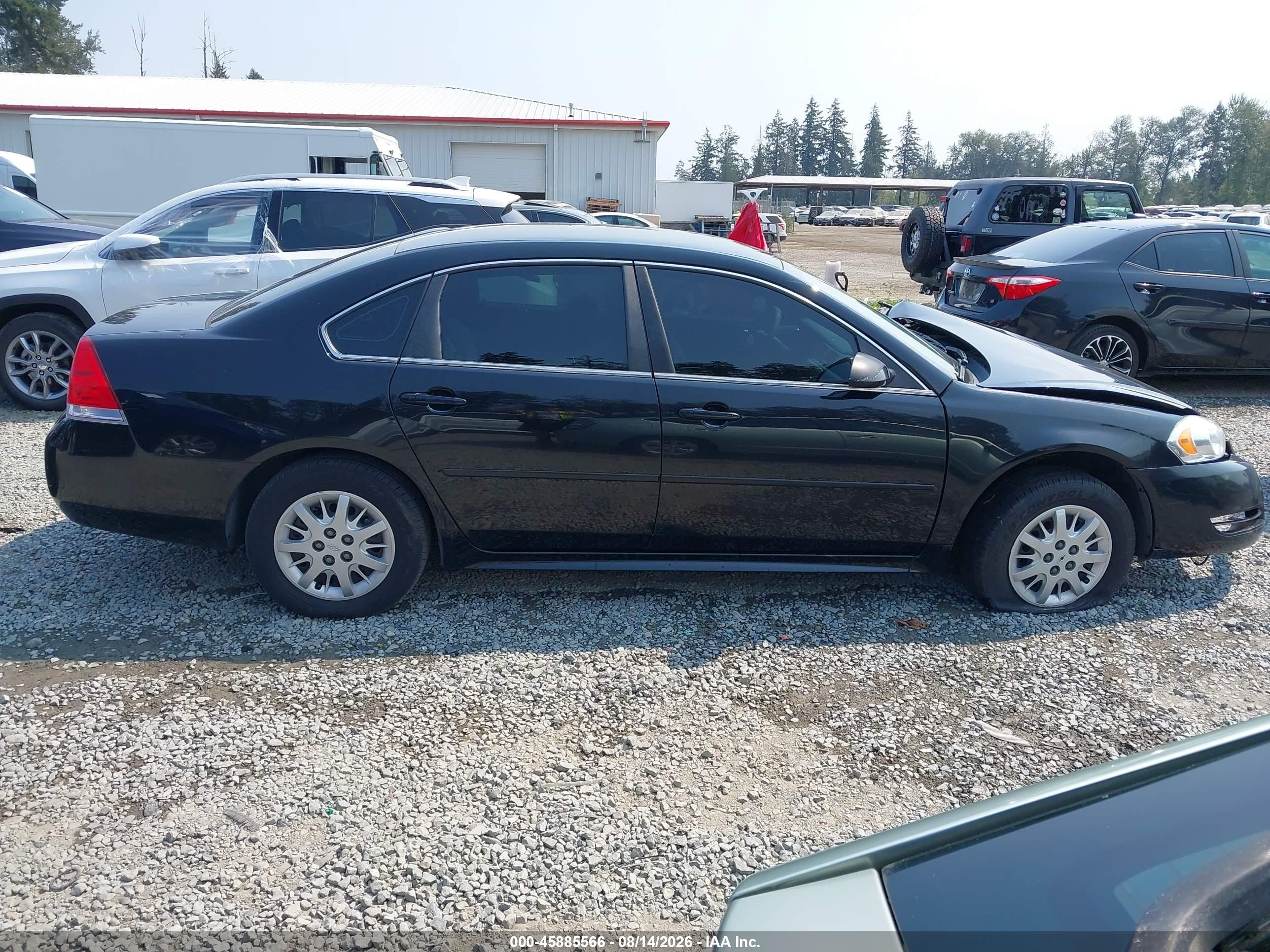 2010 Chevrolet Impala Police Black vin: 2G1WD5EM0A1217330