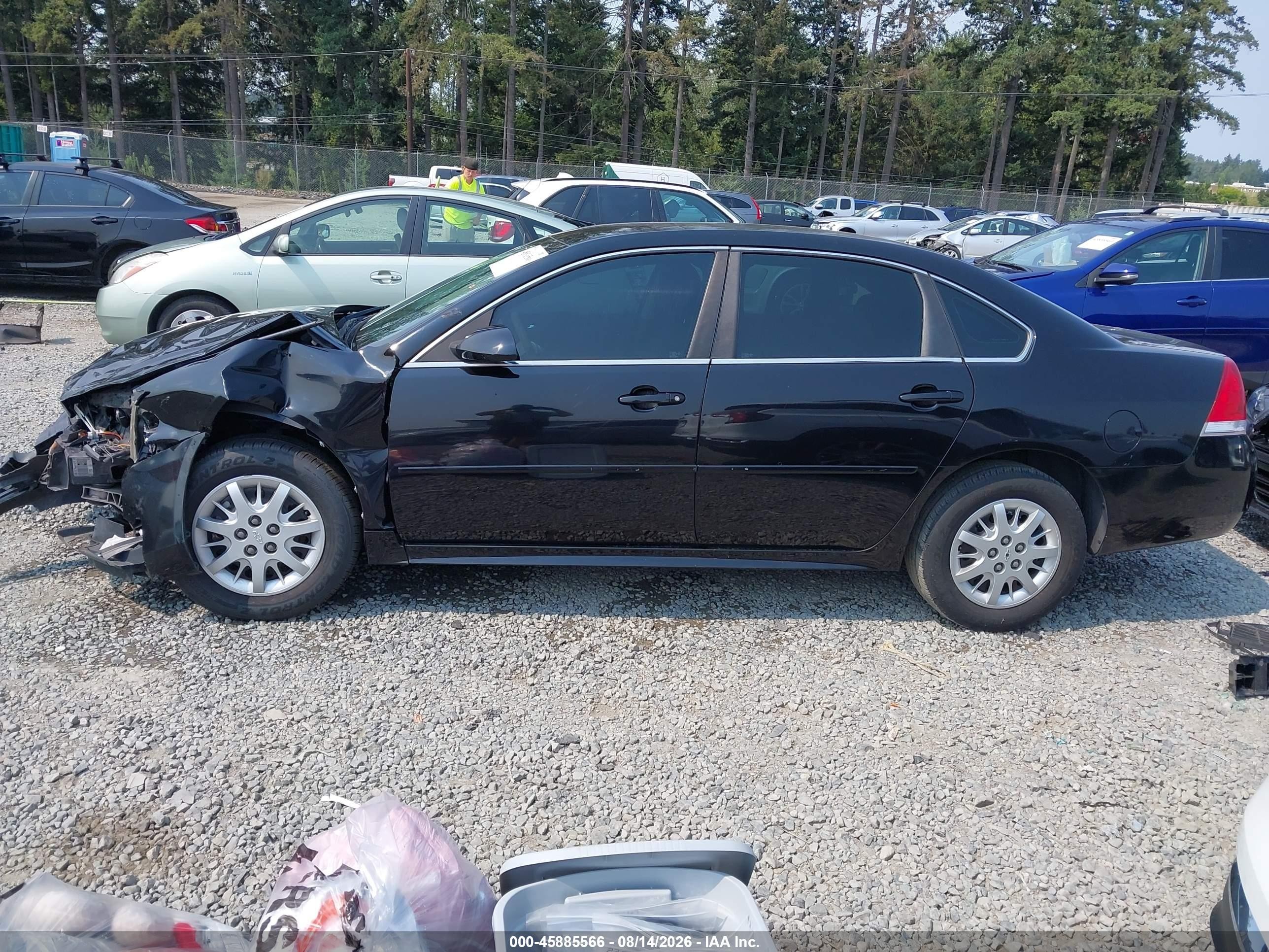 2010 Chevrolet Impala Police Black vin: 2G1WD5EM0A1217330