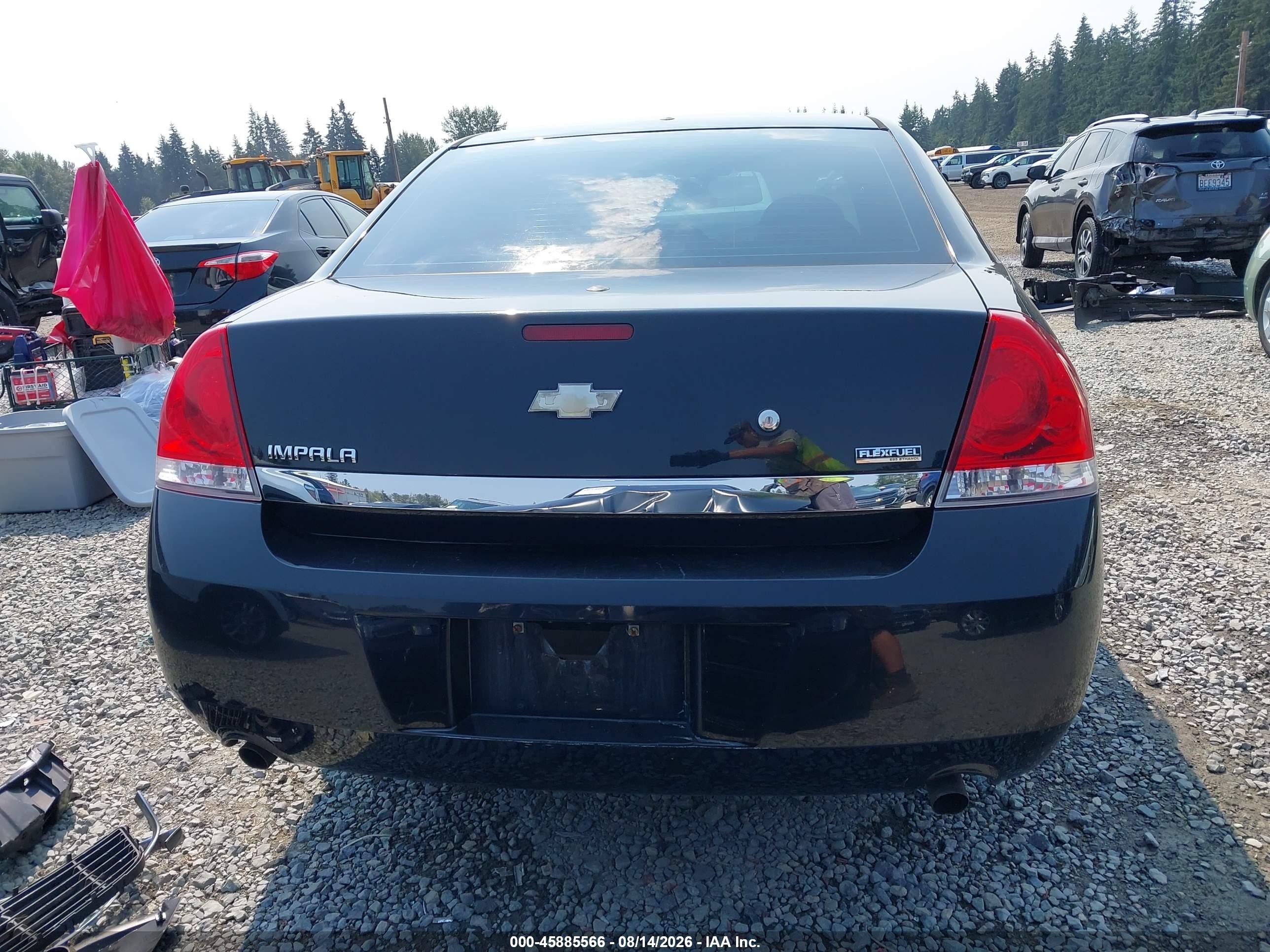 2010 Chevrolet Impala Police Black vin: 2G1WD5EM0A1217330