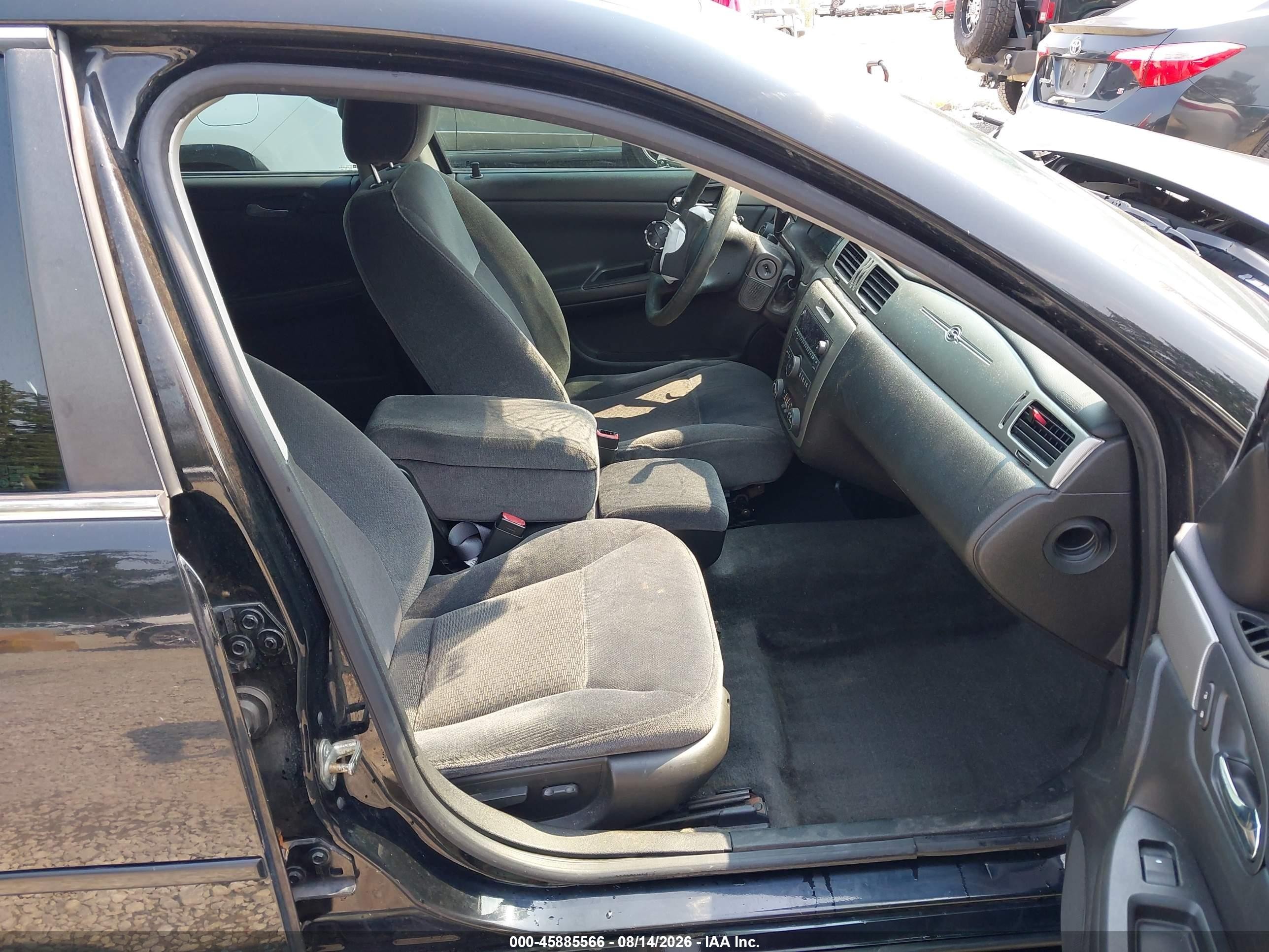 2010 Chevrolet Impala Police Black vin: 2G1WD5EM0A1217330