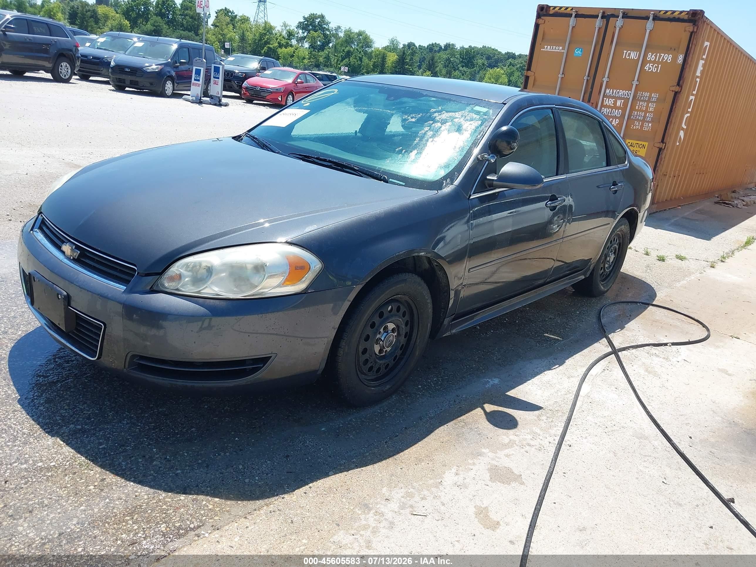 2011 Chevrolet Impala Police Gray vin: 2G1WD5EM1B1145944