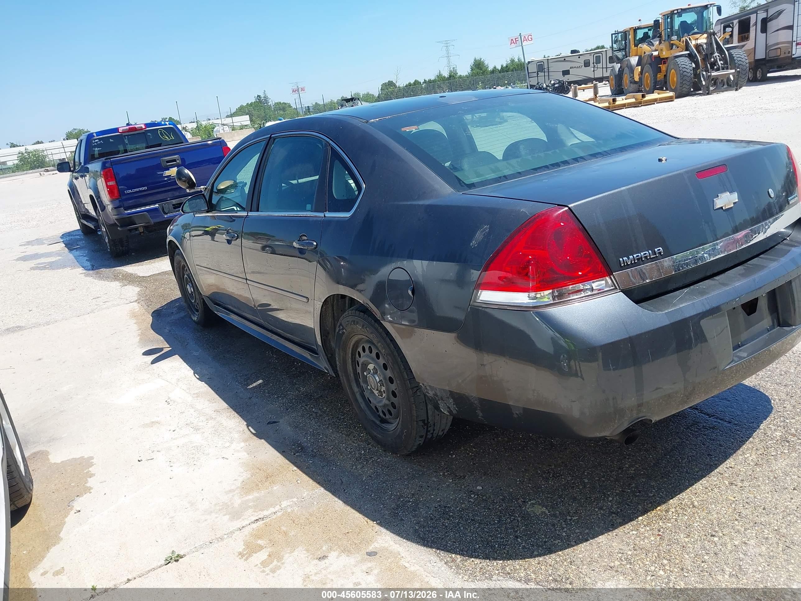 2011 Chevrolet Impala Police Gray vin: 2G1WD5EM1B1145944