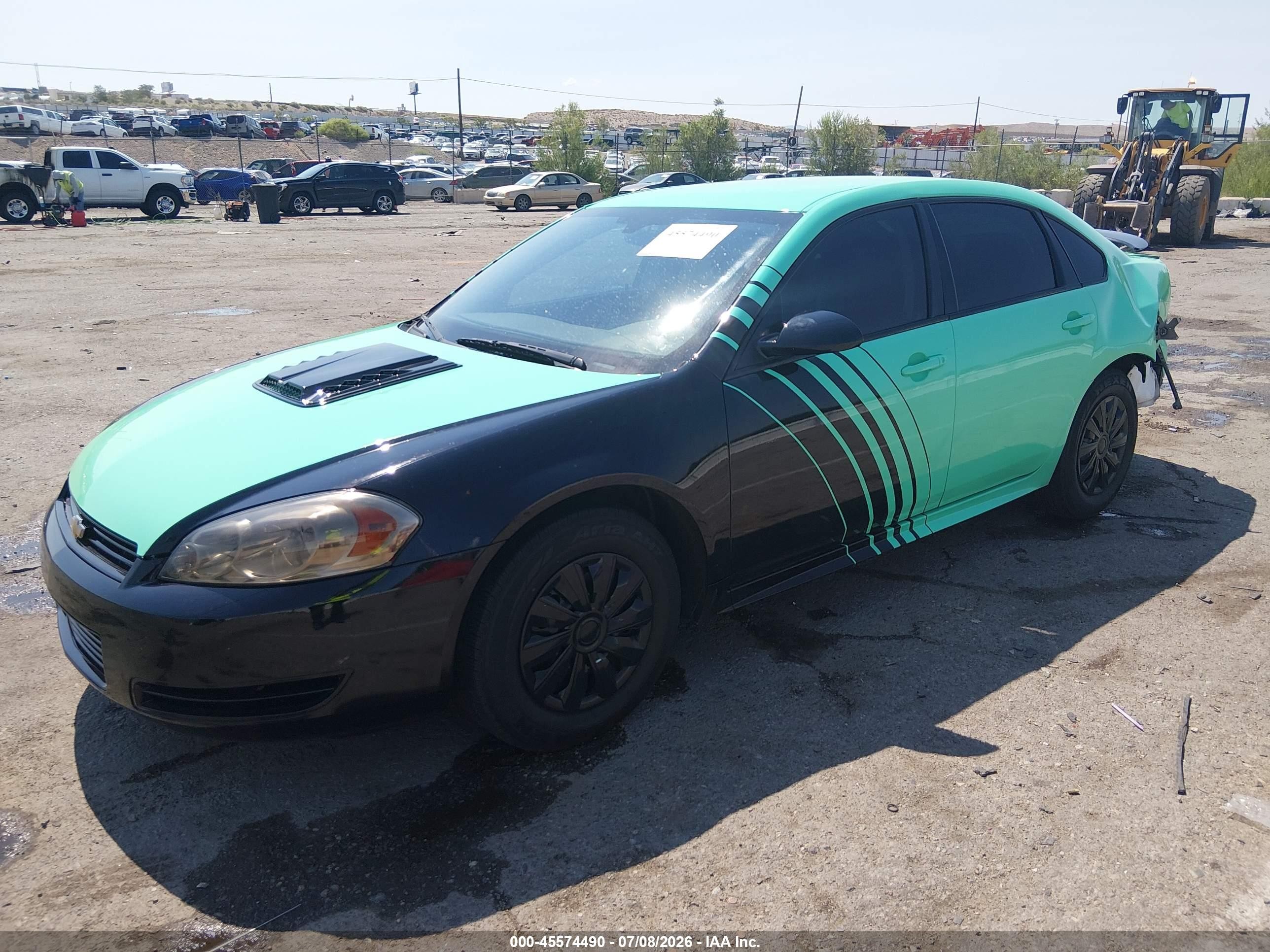 2011 Chevrolet Impala Police Зеленый vin: 2G1WD5EM3B1182252