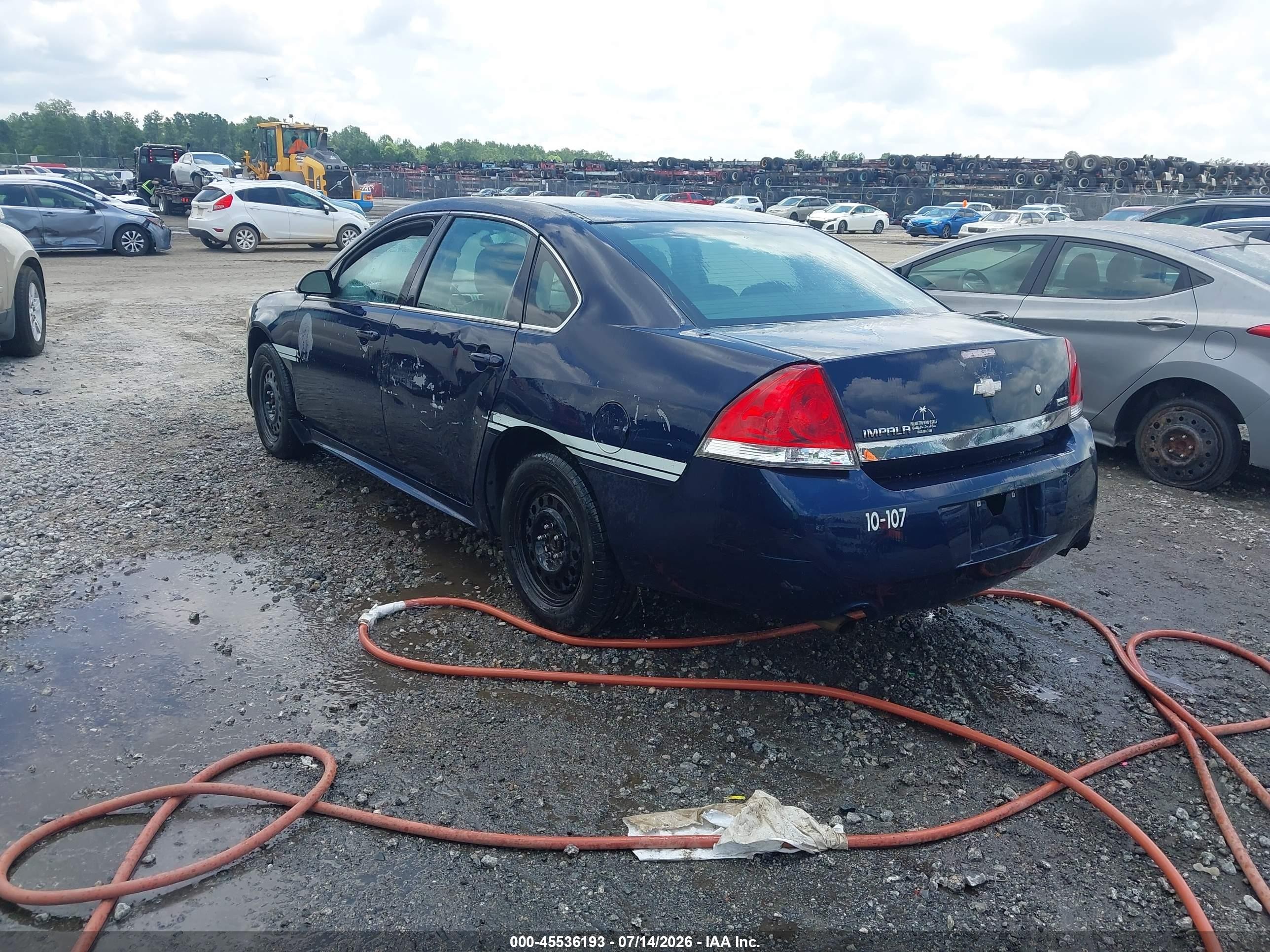 2010 Chevrolet Impala Police Dark Blue vin: 2G1WD5EM5A1156802