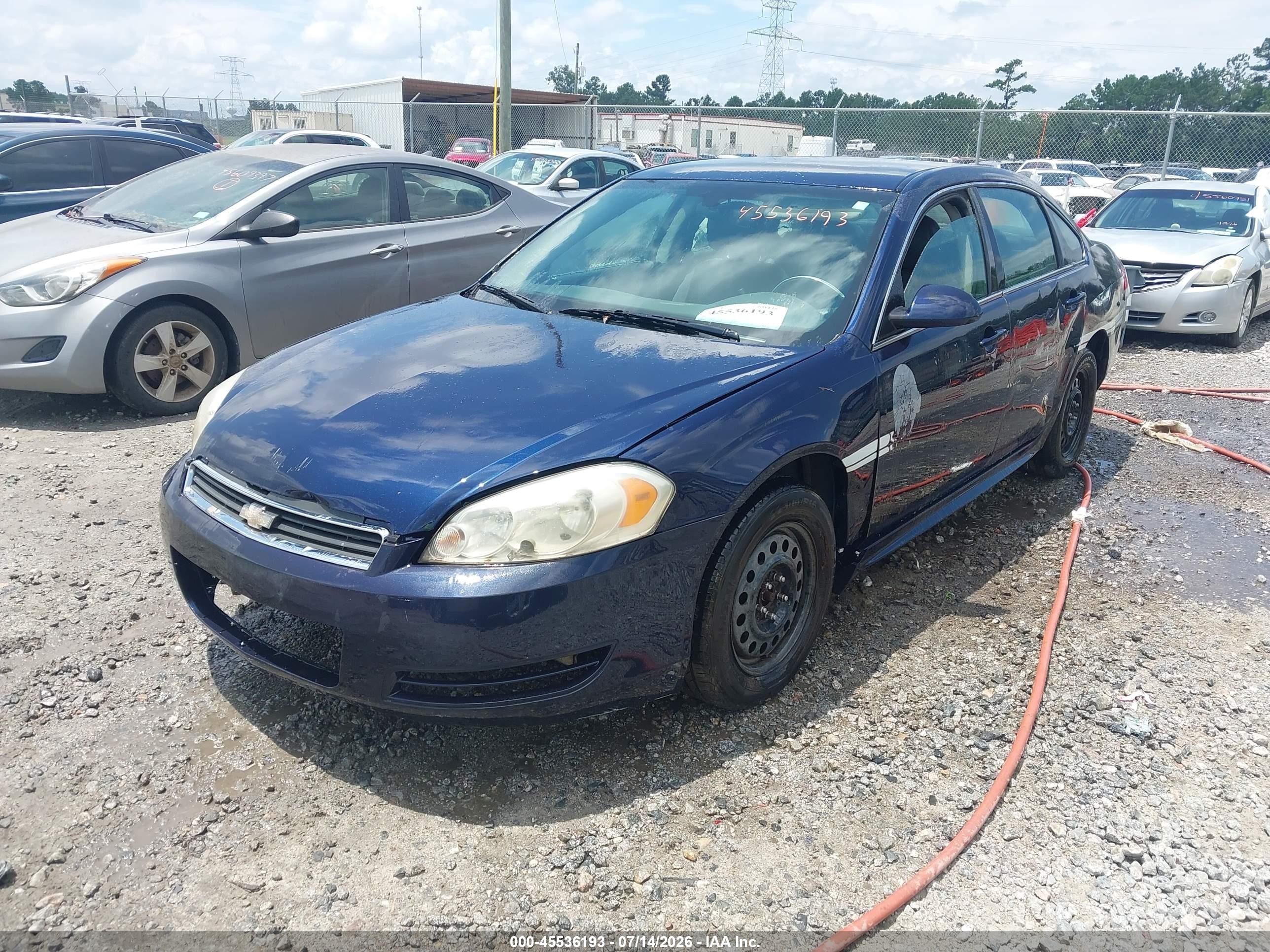 2010 Chevrolet Impala Police Dark Blue vin: 2G1WD5EM5A1156802