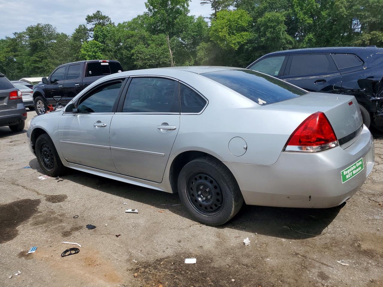 2011 Chevrolet Impala Police Silver vin: 2G1WD5EM6B1272222