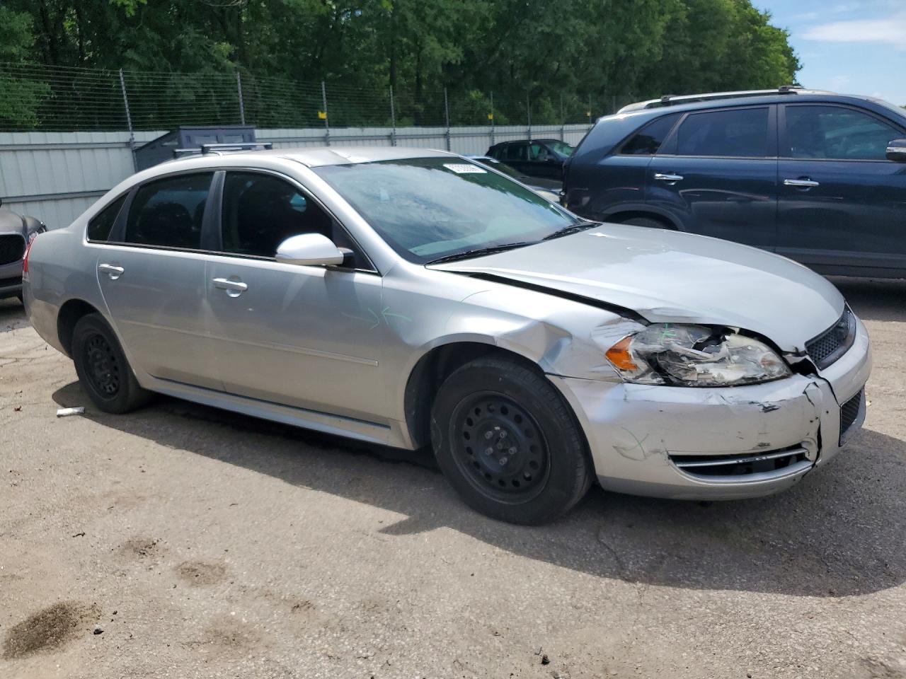 2011 Chevrolet Impala Police Silver vin: 2G1WD5EM6B1272222