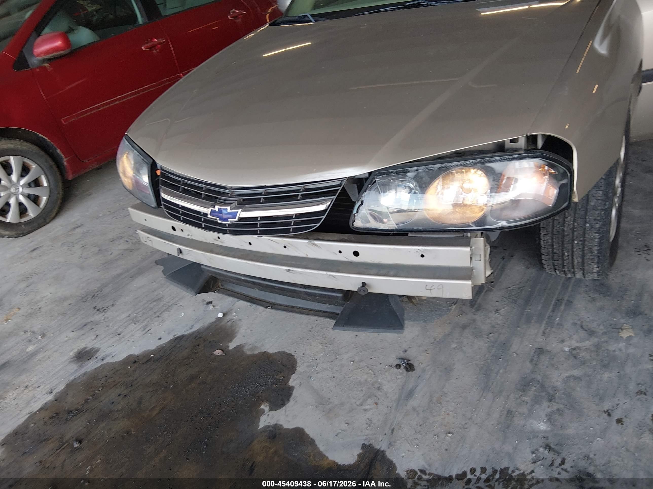 2002 Chevrolet Impala   Gold vin: 2G1WF52E029246126
