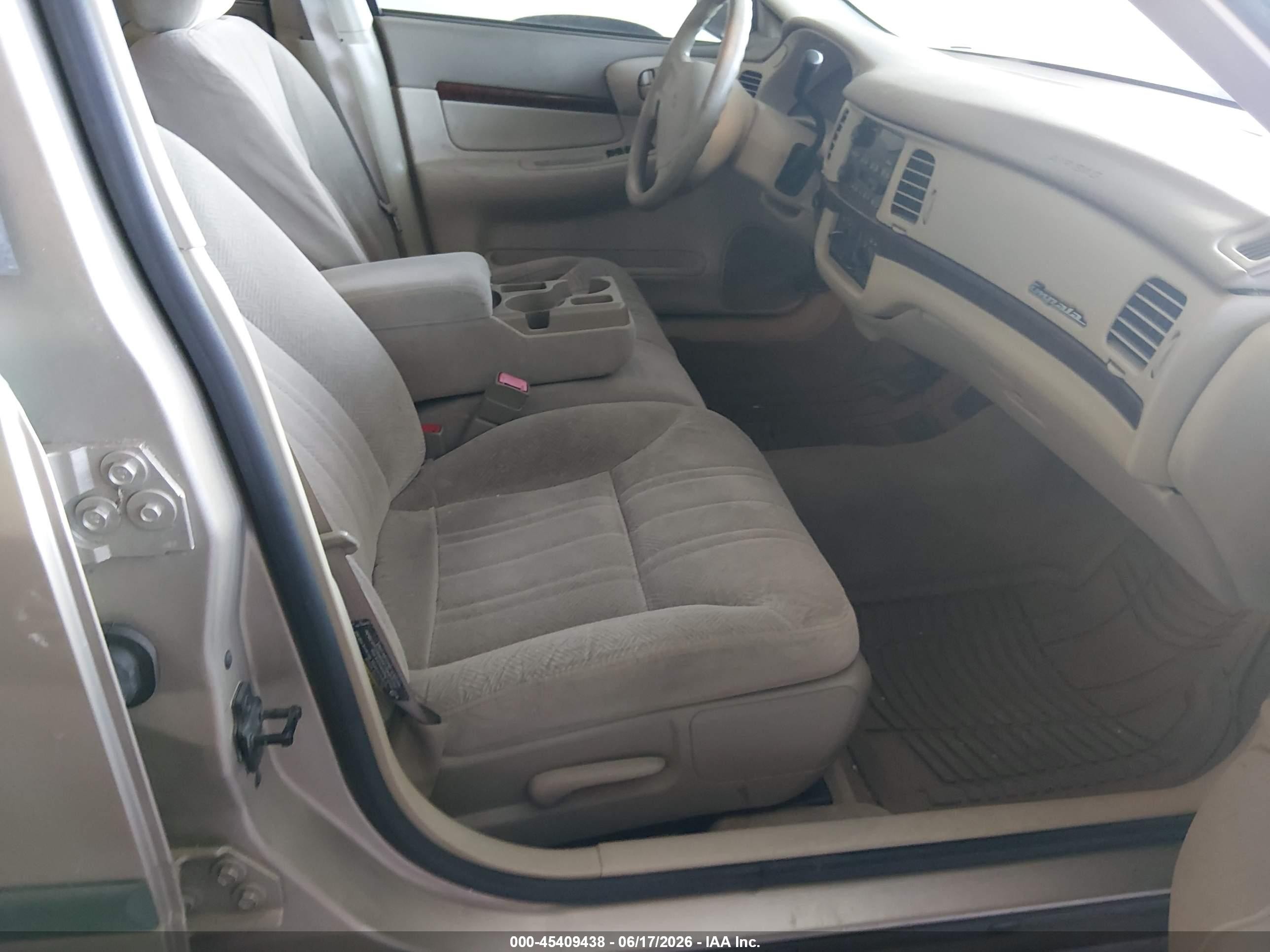 2002 Chevrolet Impala   Gold vin: 2G1WF52E029246126