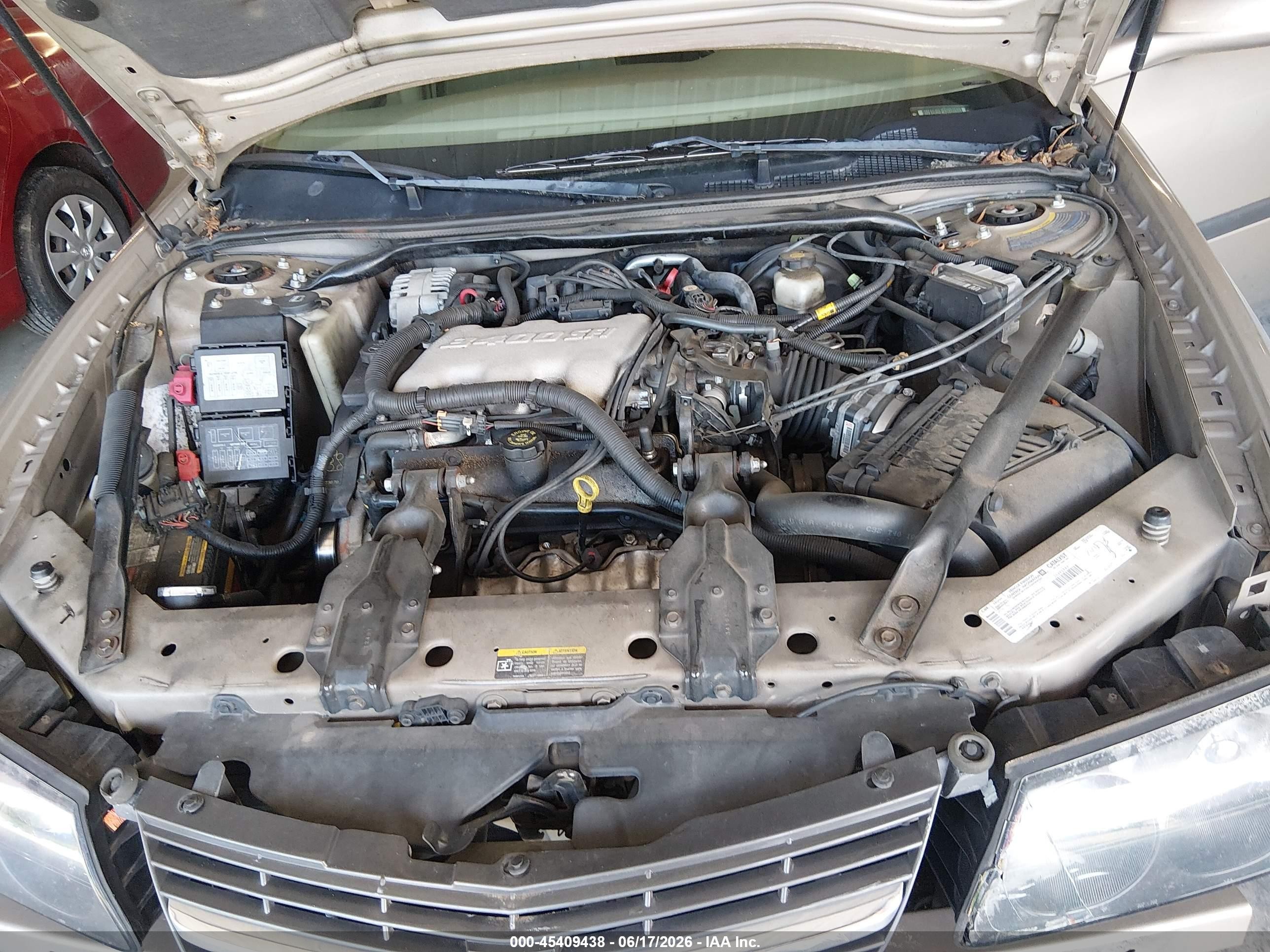 2002 Chevrolet Impala   Gold vin: 2G1WF52E029246126