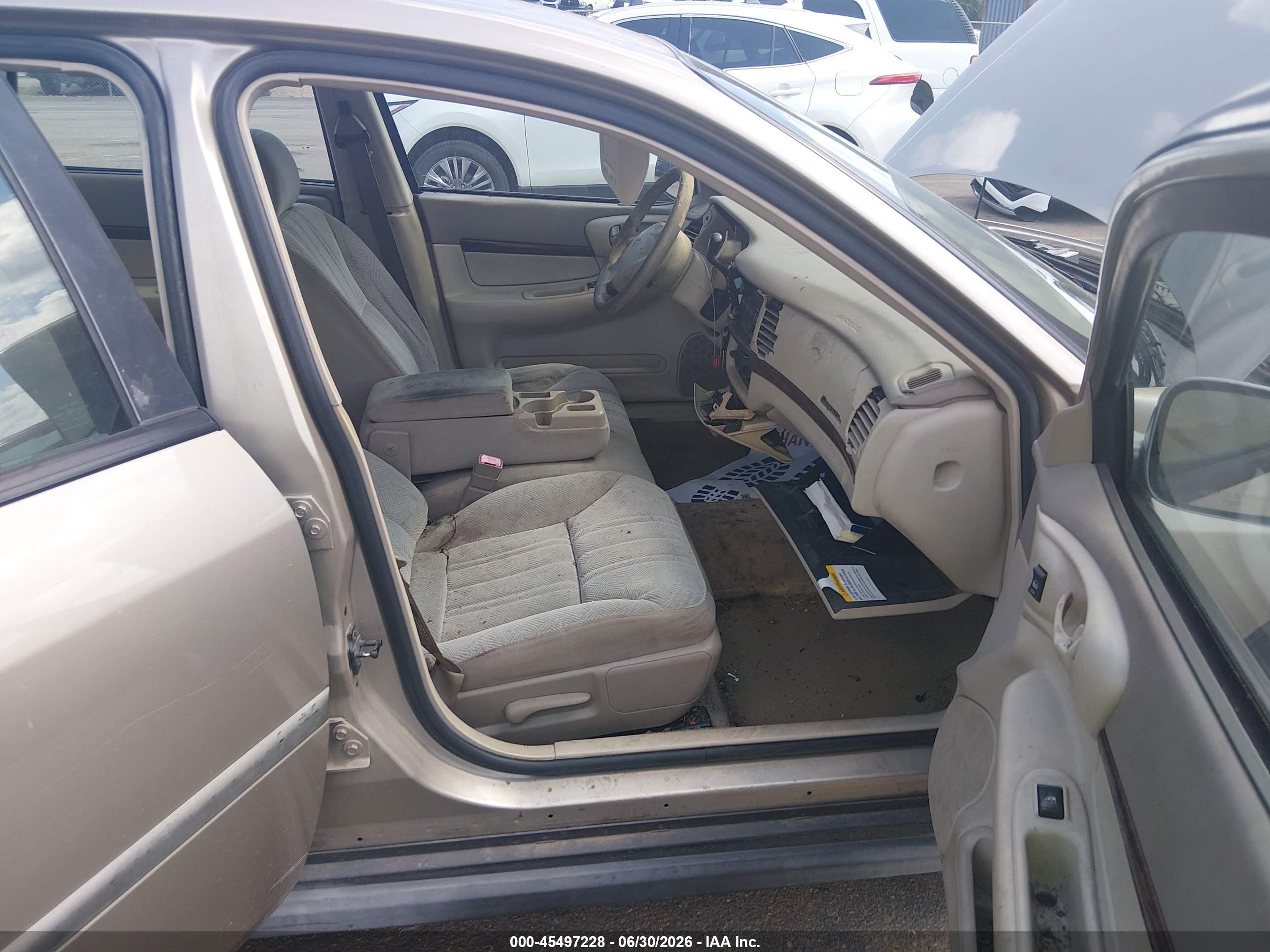 2003 Chevrolet Impala   Tan vin: 2G1WF52E03918790 