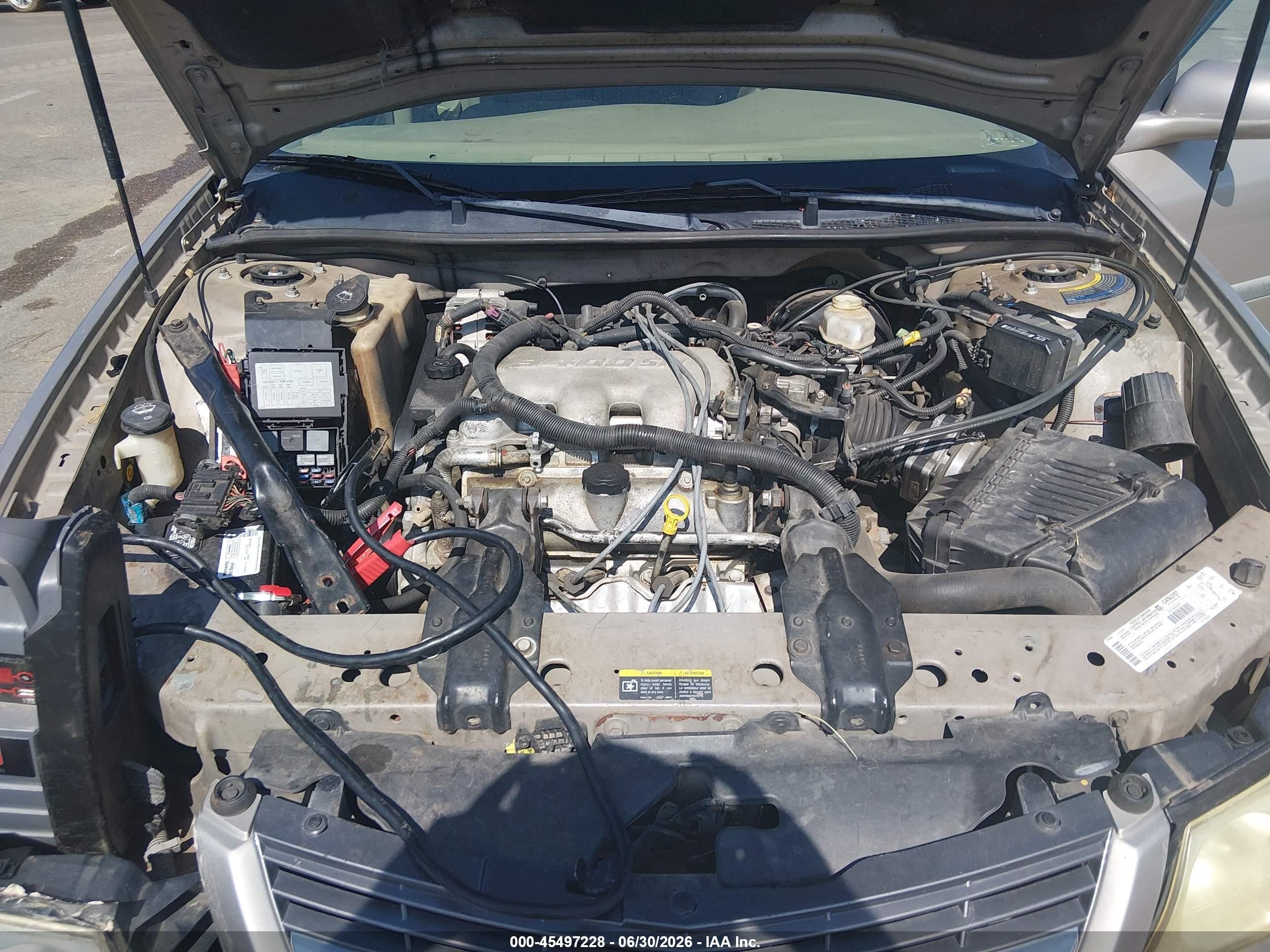 2003 Chevrolet Impala   Tan vin: 2G1WF52E03918790 